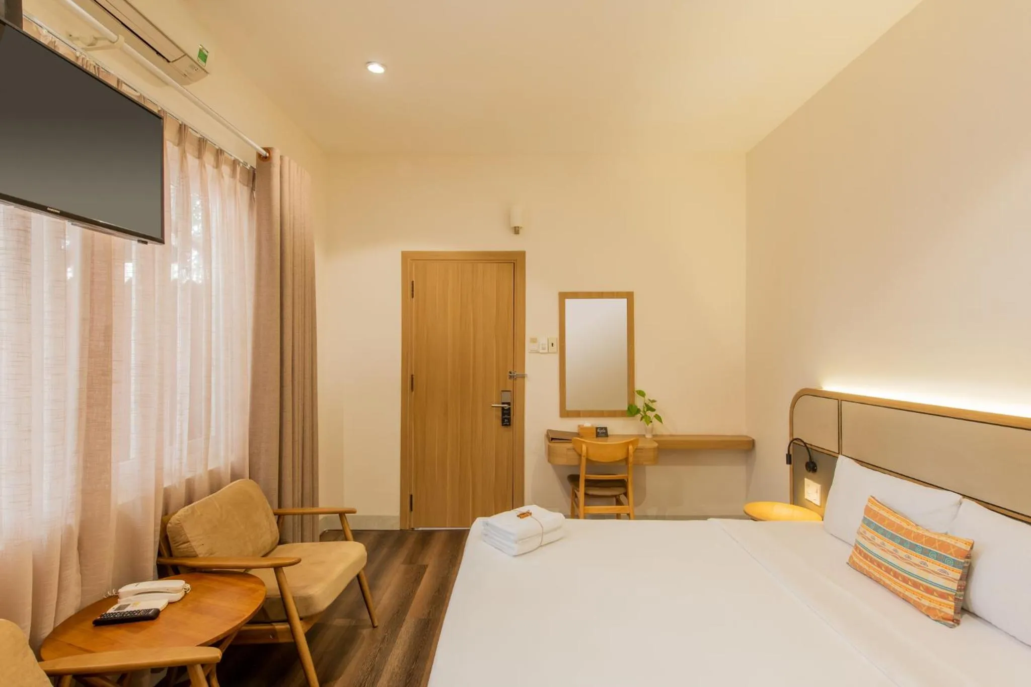 Bed in Thanh Mai Hotel