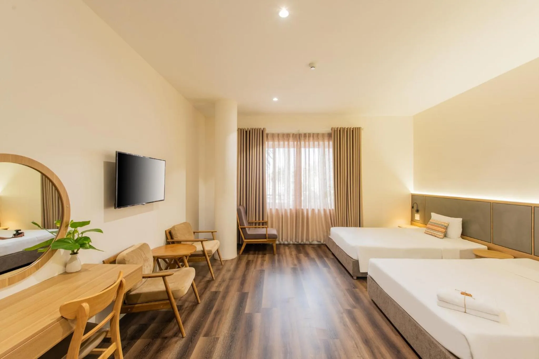 Bed in Thanh Mai Hotel