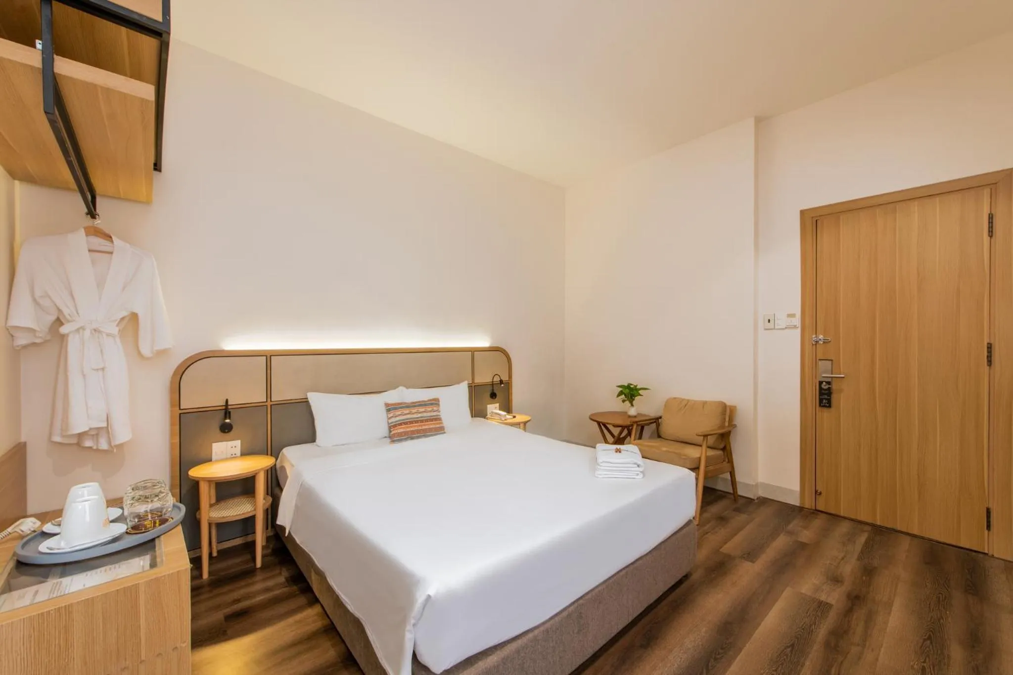 Bed in Thanh Mai Hotel