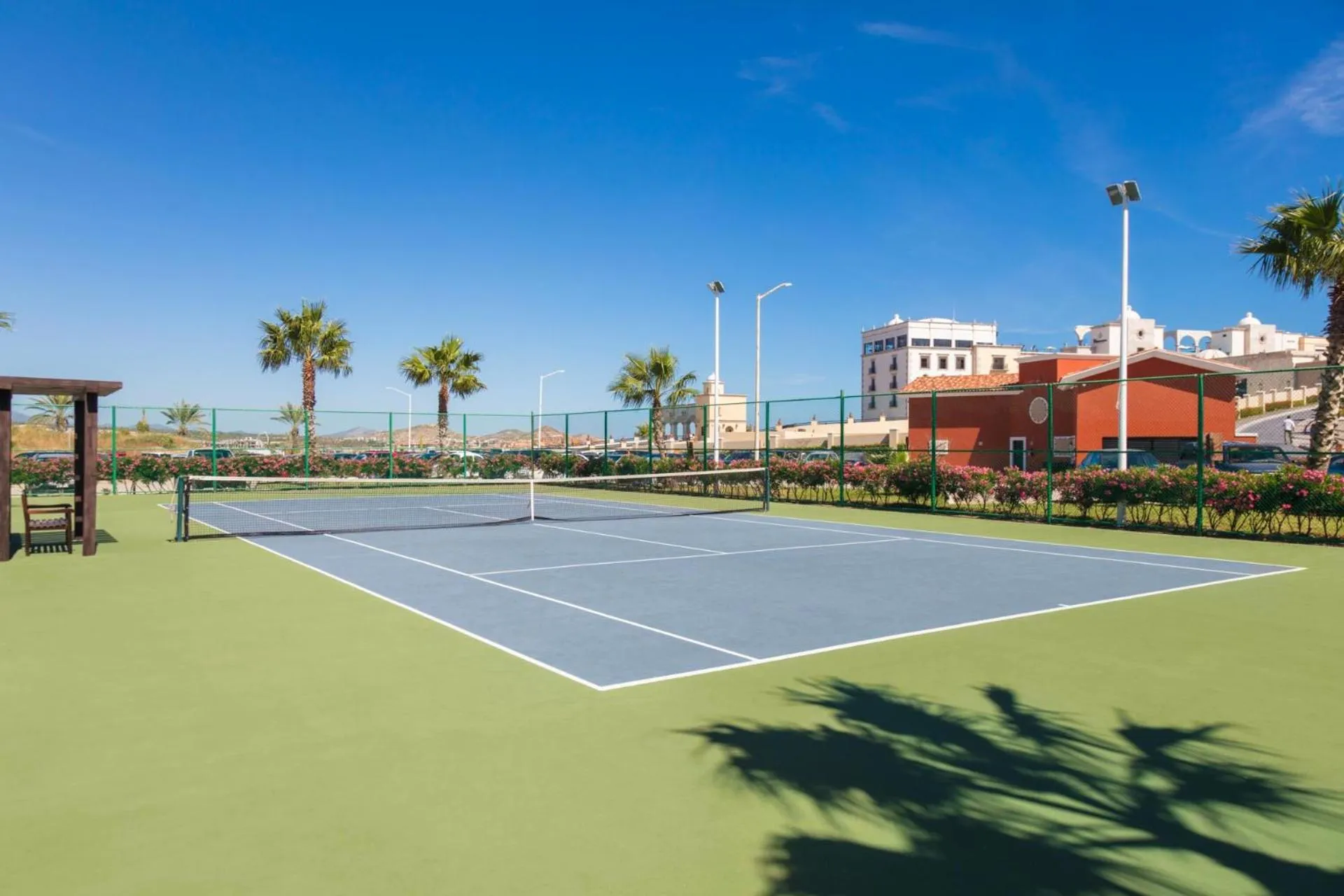 Tennis court in Hacienda Encantada Resort & Spa