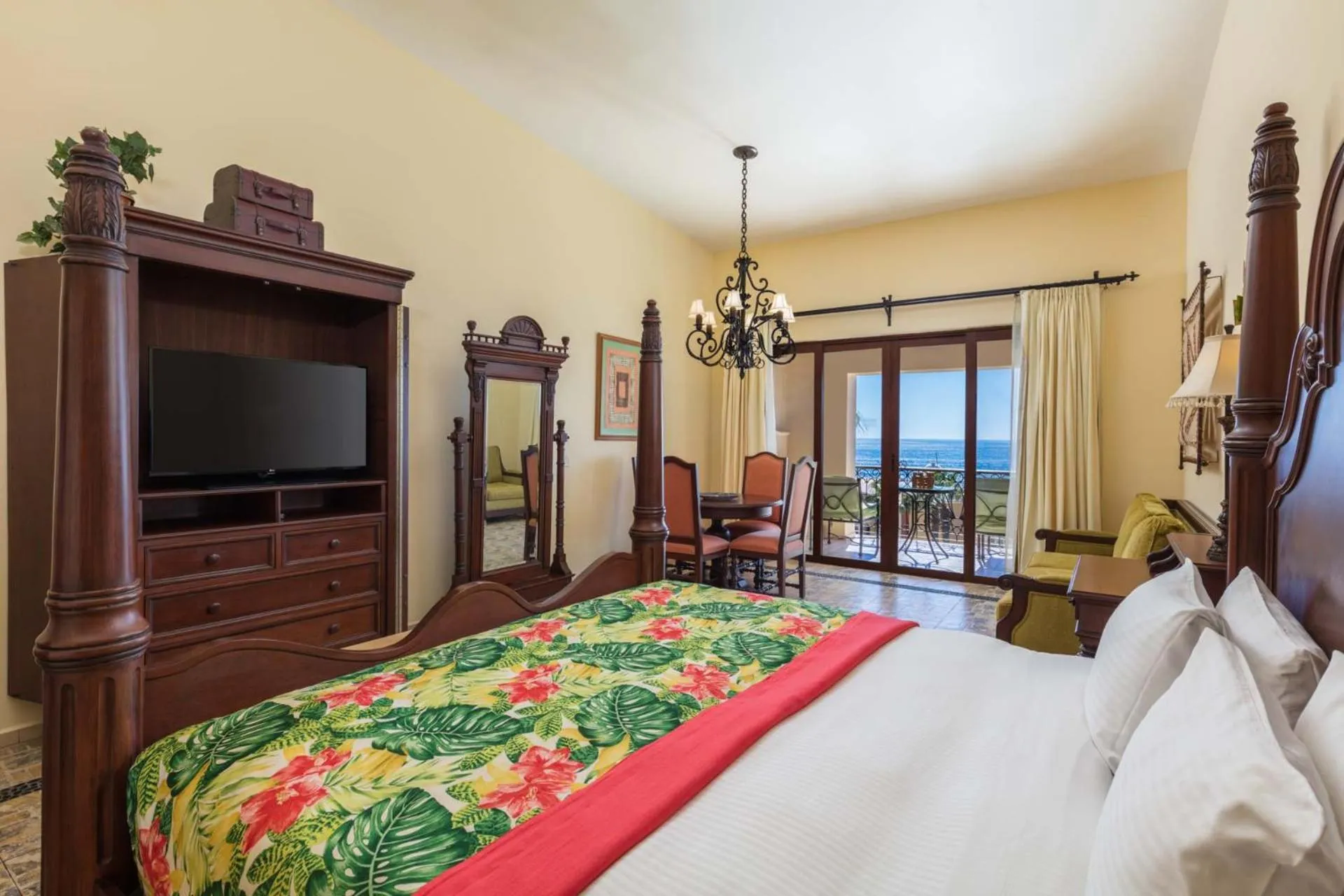 TV and multimedia, Bed in Hacienda Encantada Resort & Spa