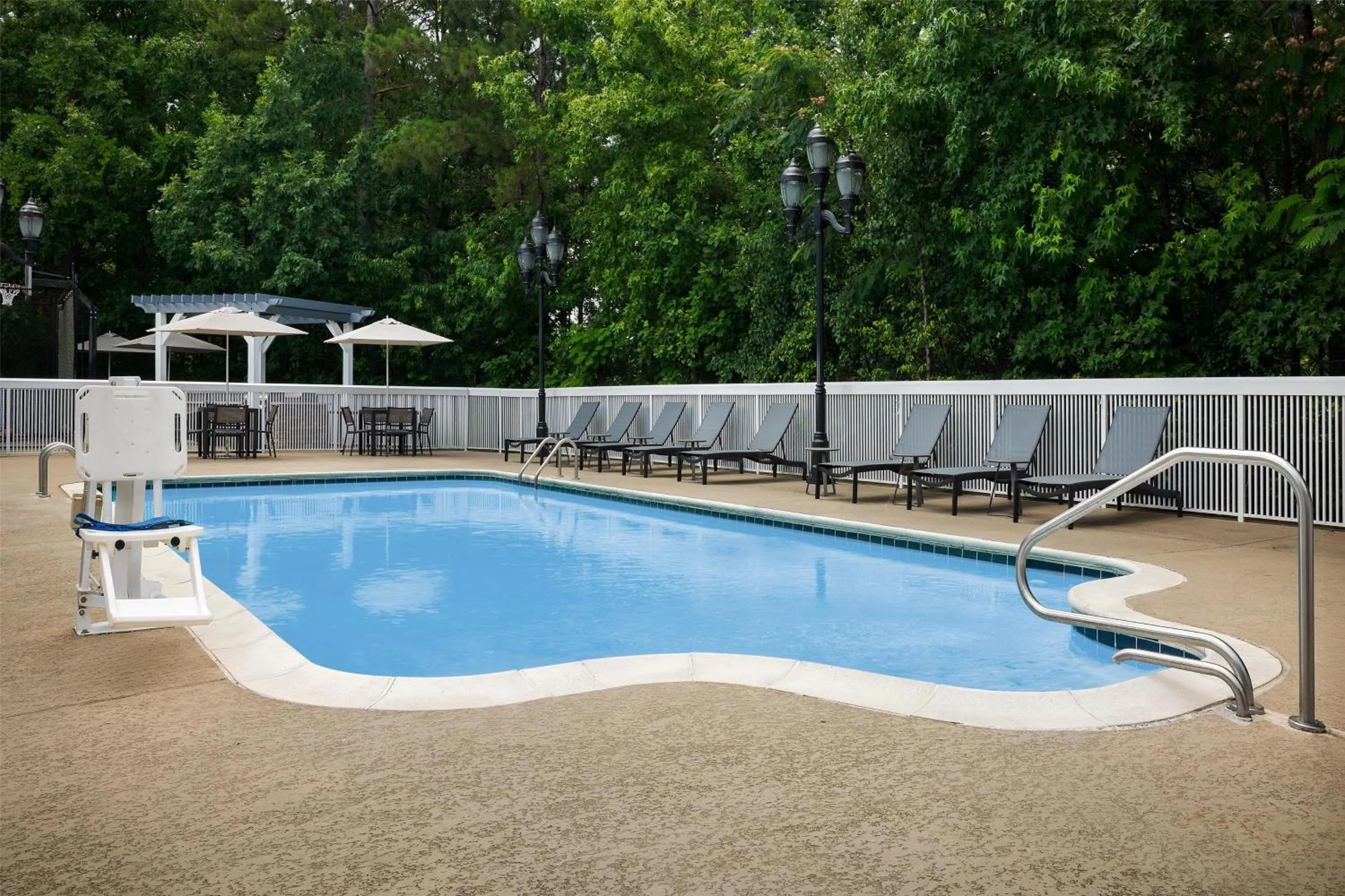 Pool view in Homewood Suites by Hilton Birmingham South Inverness