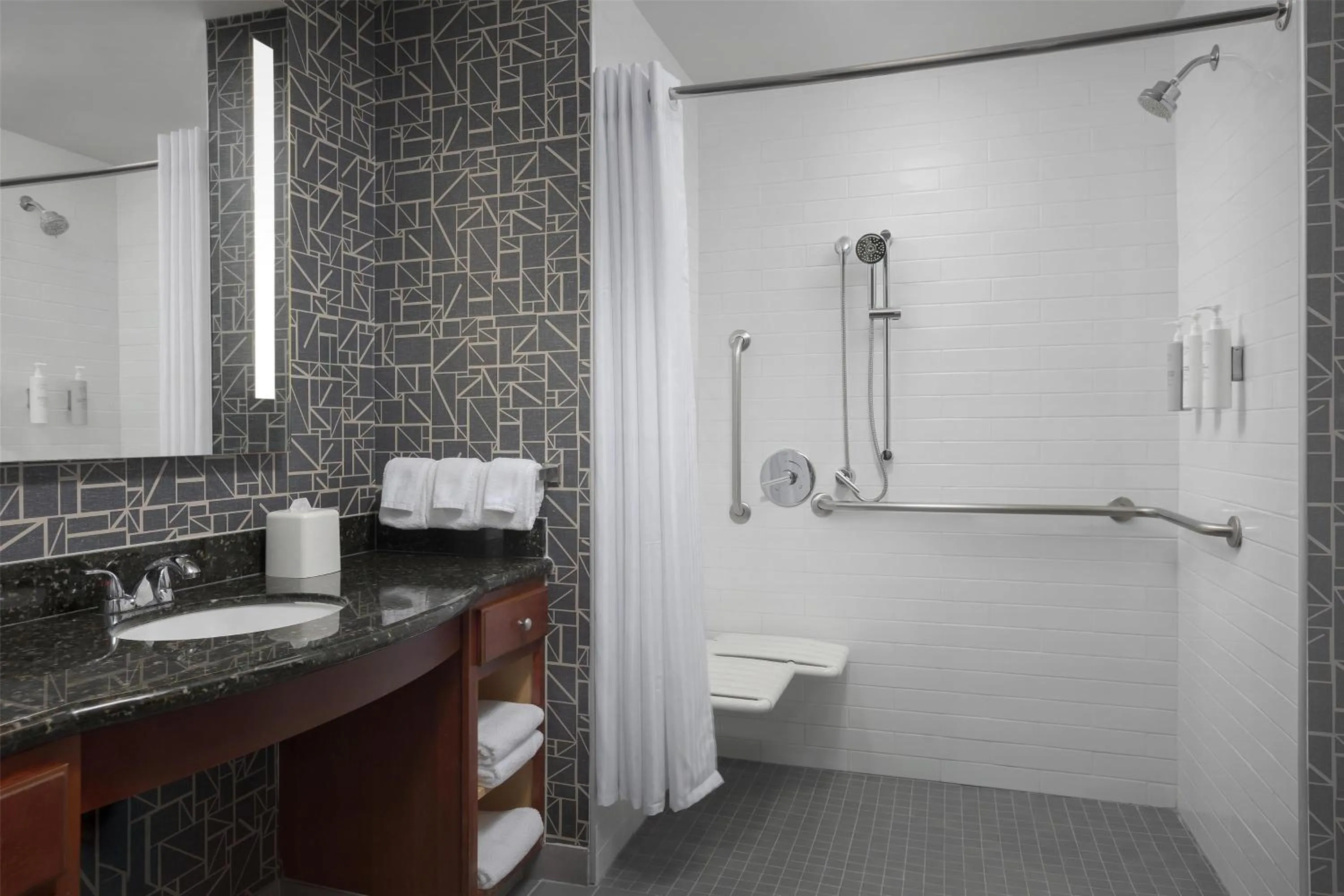 Bathroom in Homewood Suites by Hilton Birmingham South Inverness