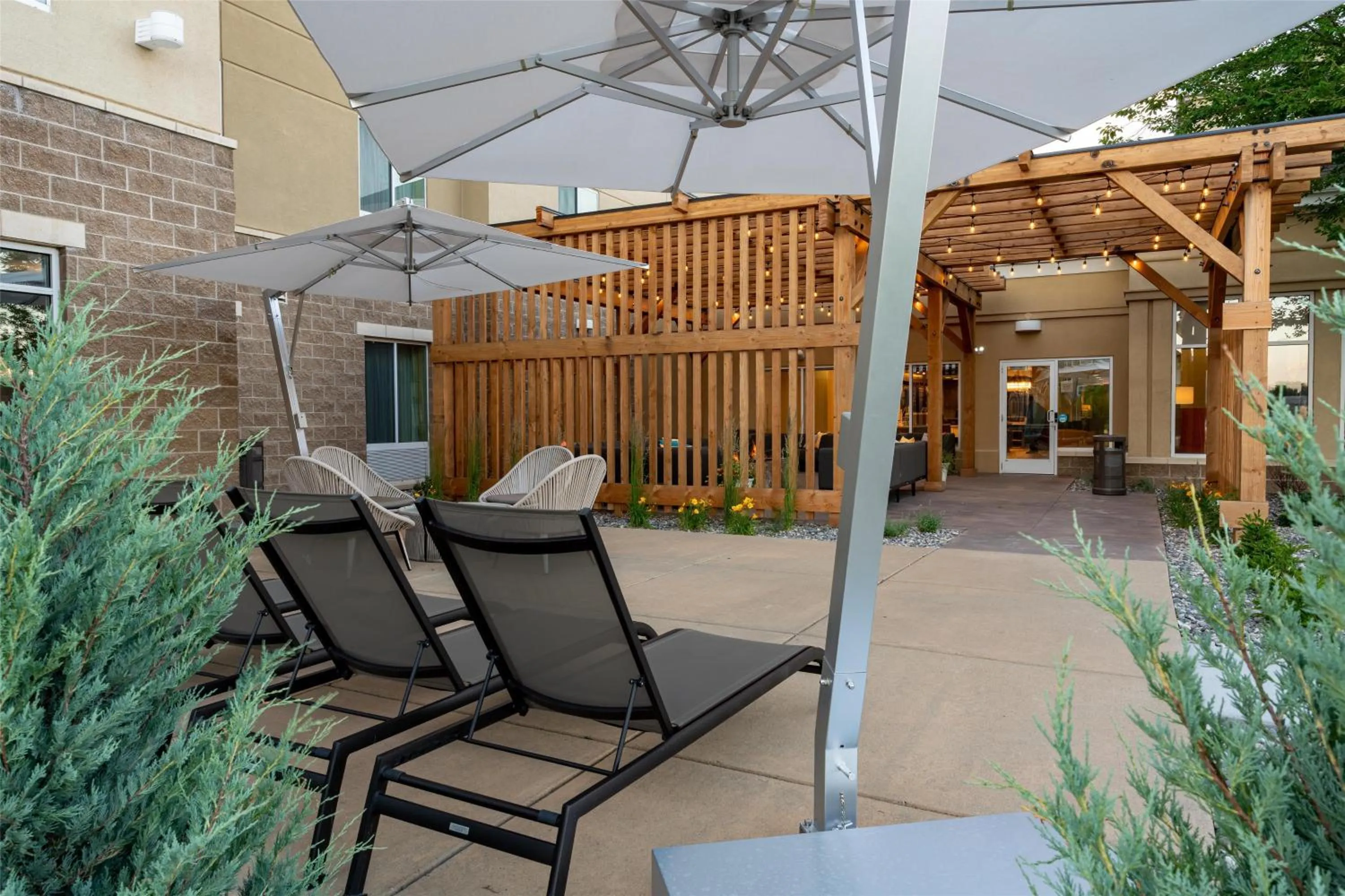 Patio in Hilton Garden Inn Billings