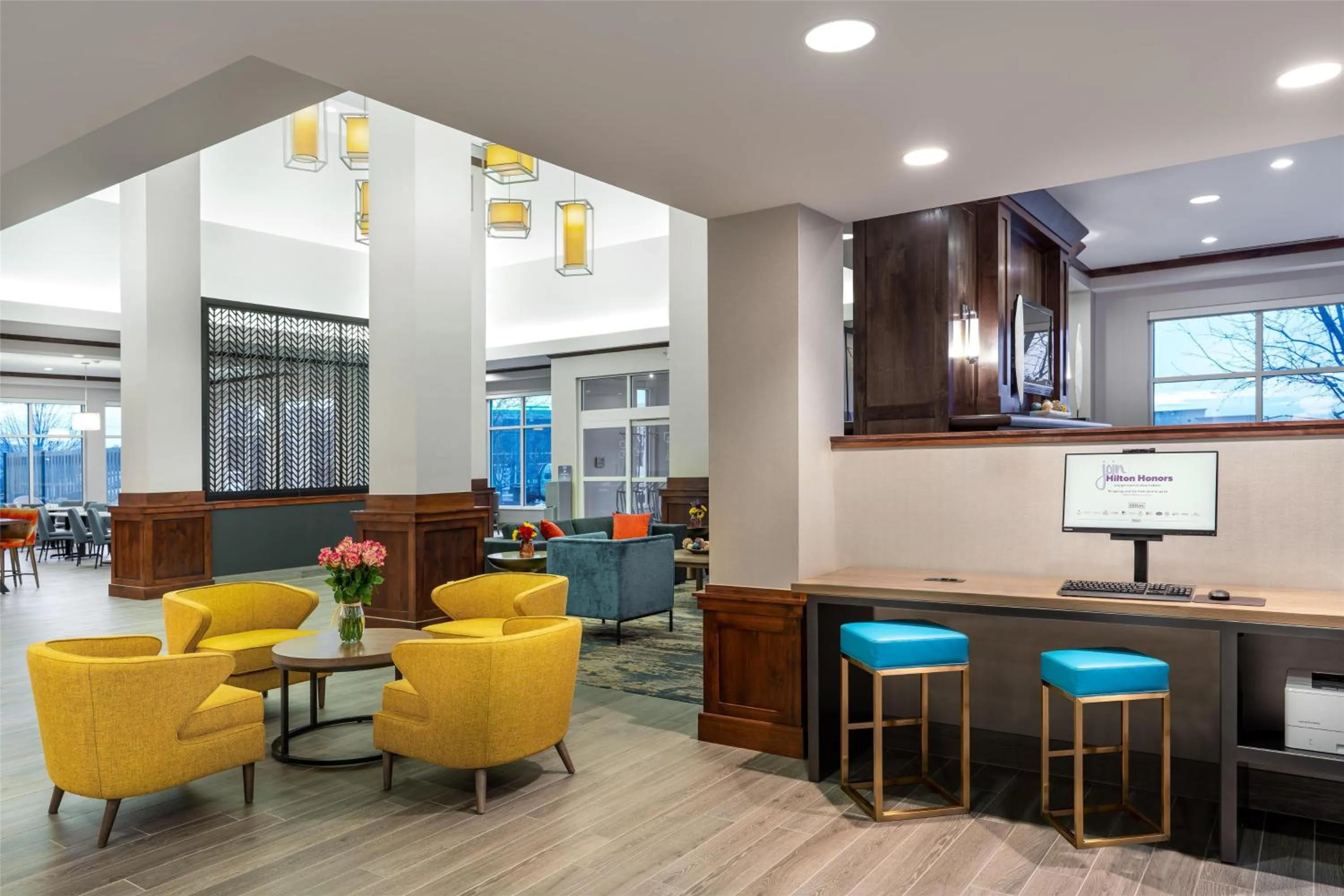 Lobby or reception in Hilton Garden Inn Billings