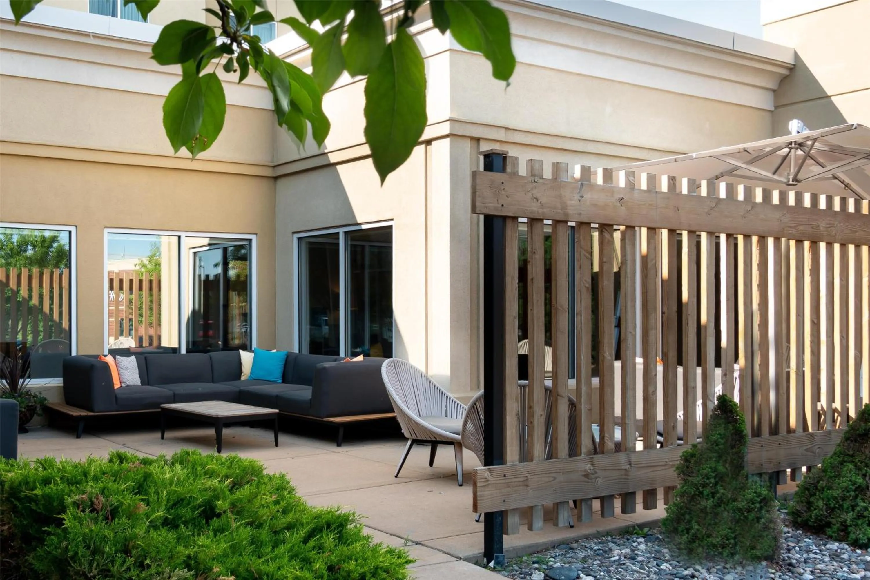 Patio in Hilton Garden Inn Billings