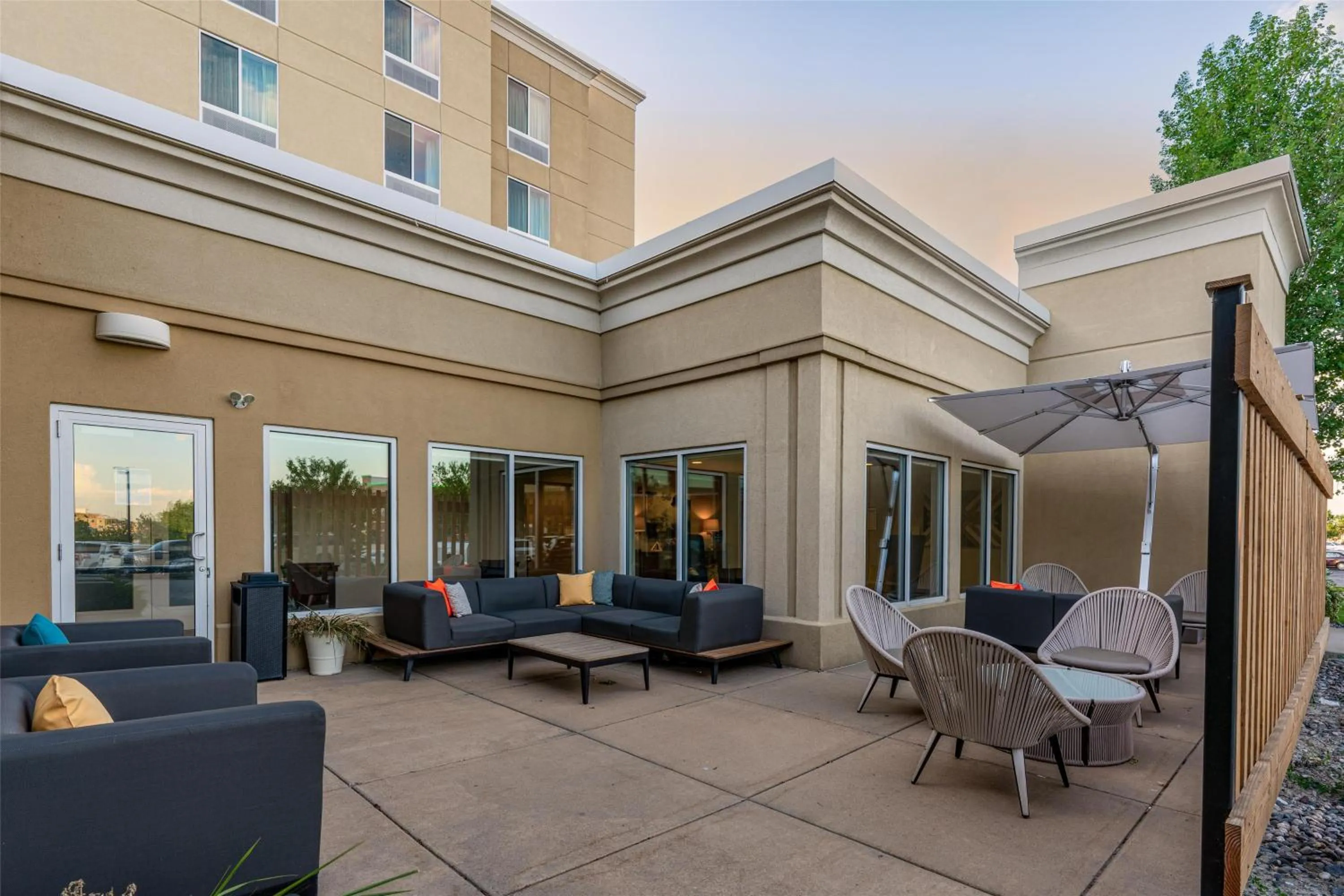 Patio in Hilton Garden Inn Billings
