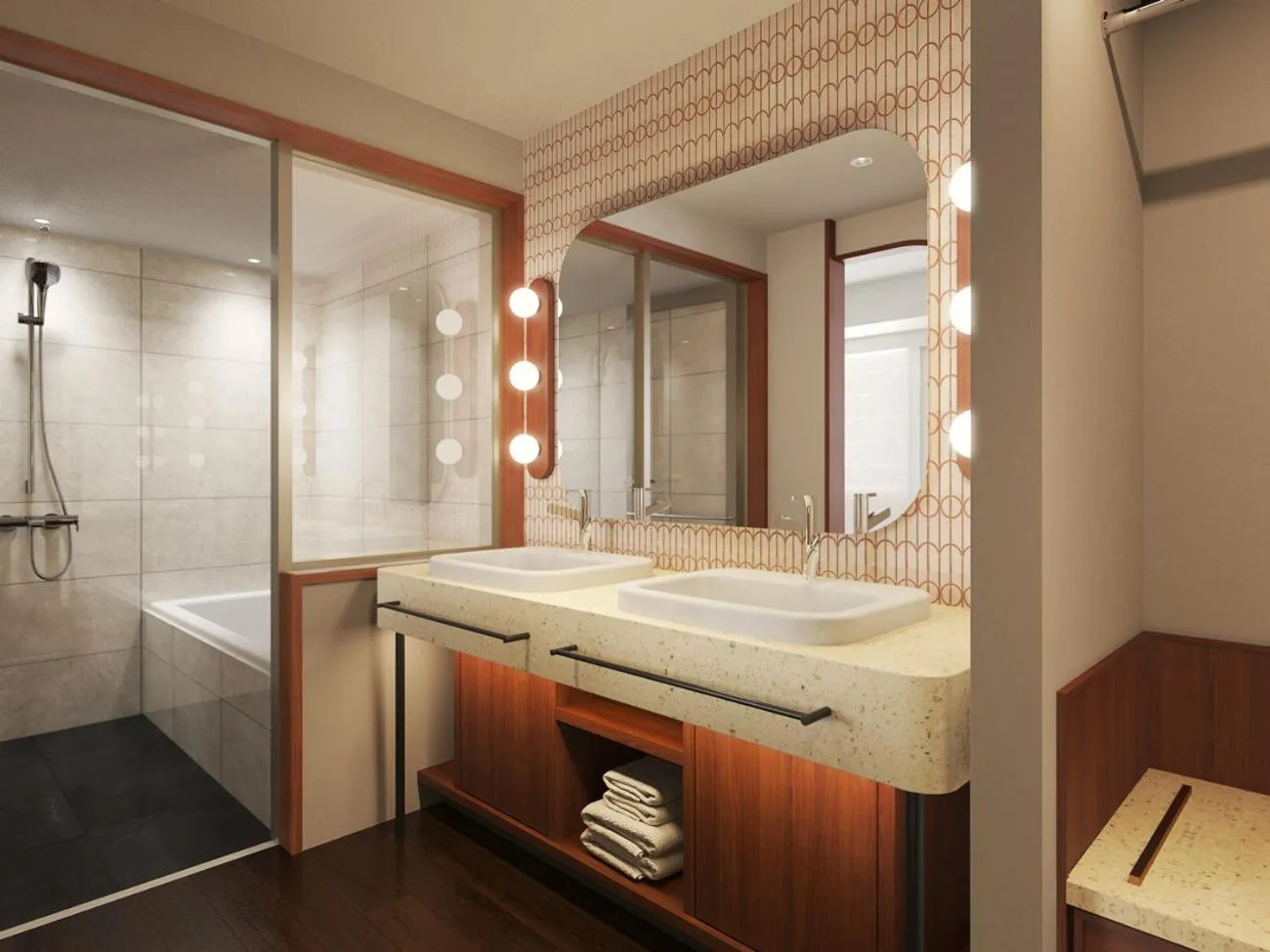 Bathroom in The Mark Grand Hotel