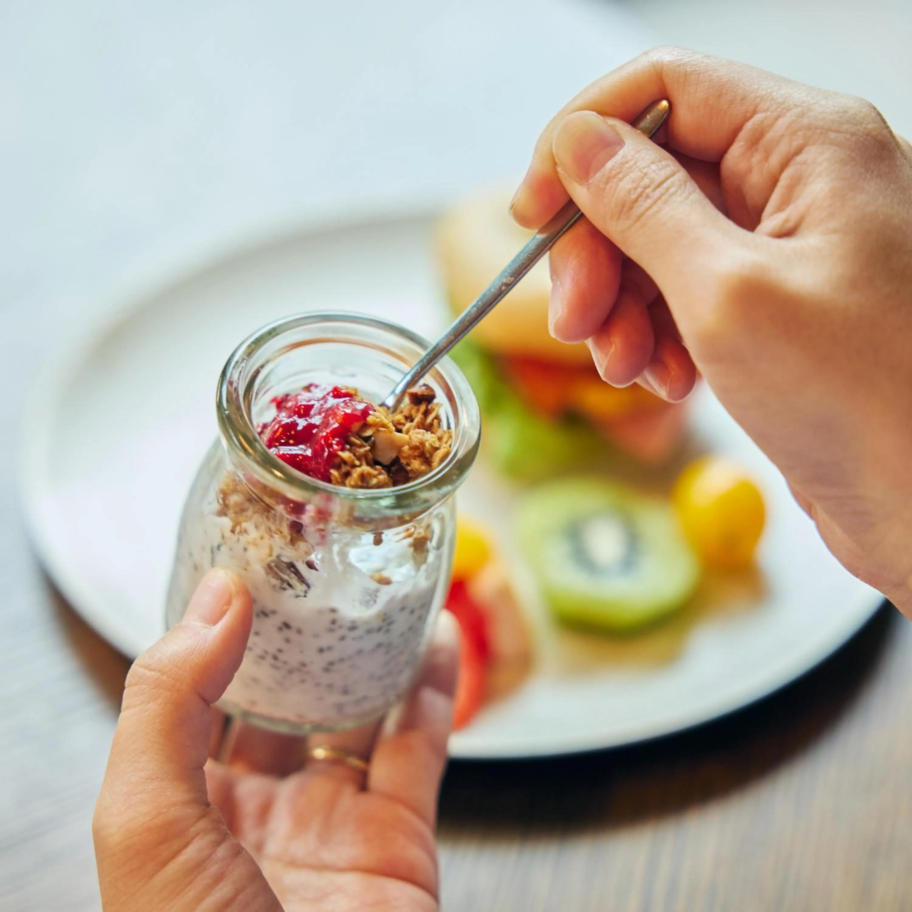 Buffet breakfast in The Mark Grand Hotel