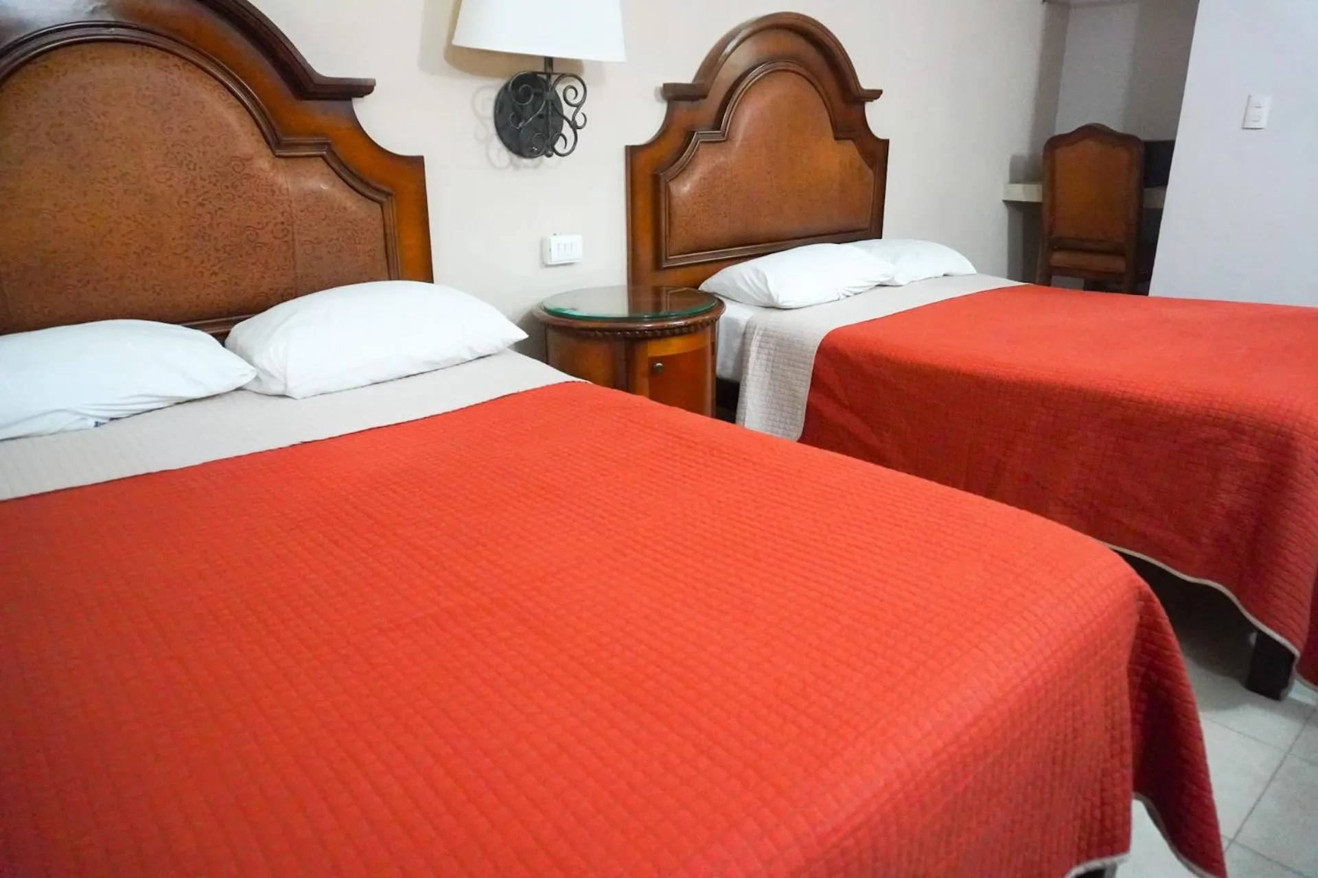 Bed in Hotel Colonial Cancun