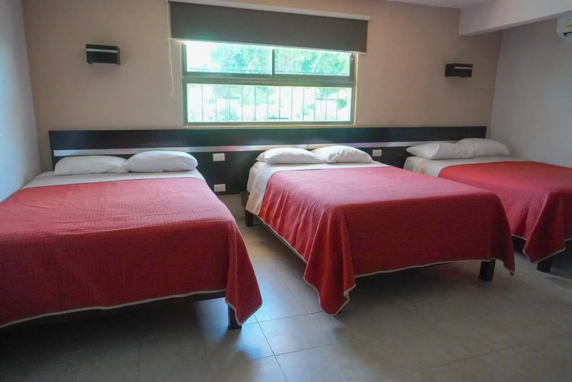 Bed in Hotel Colonial Cancun