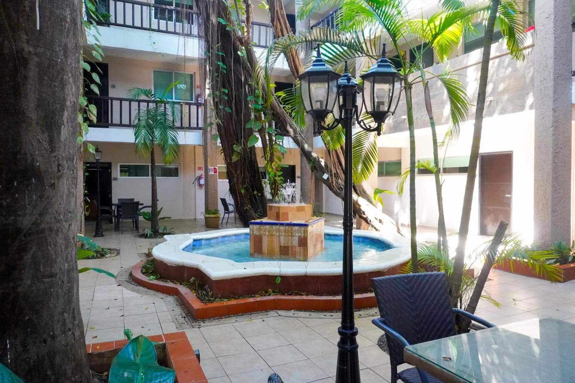 Garden in Hotel Colonial Cancun