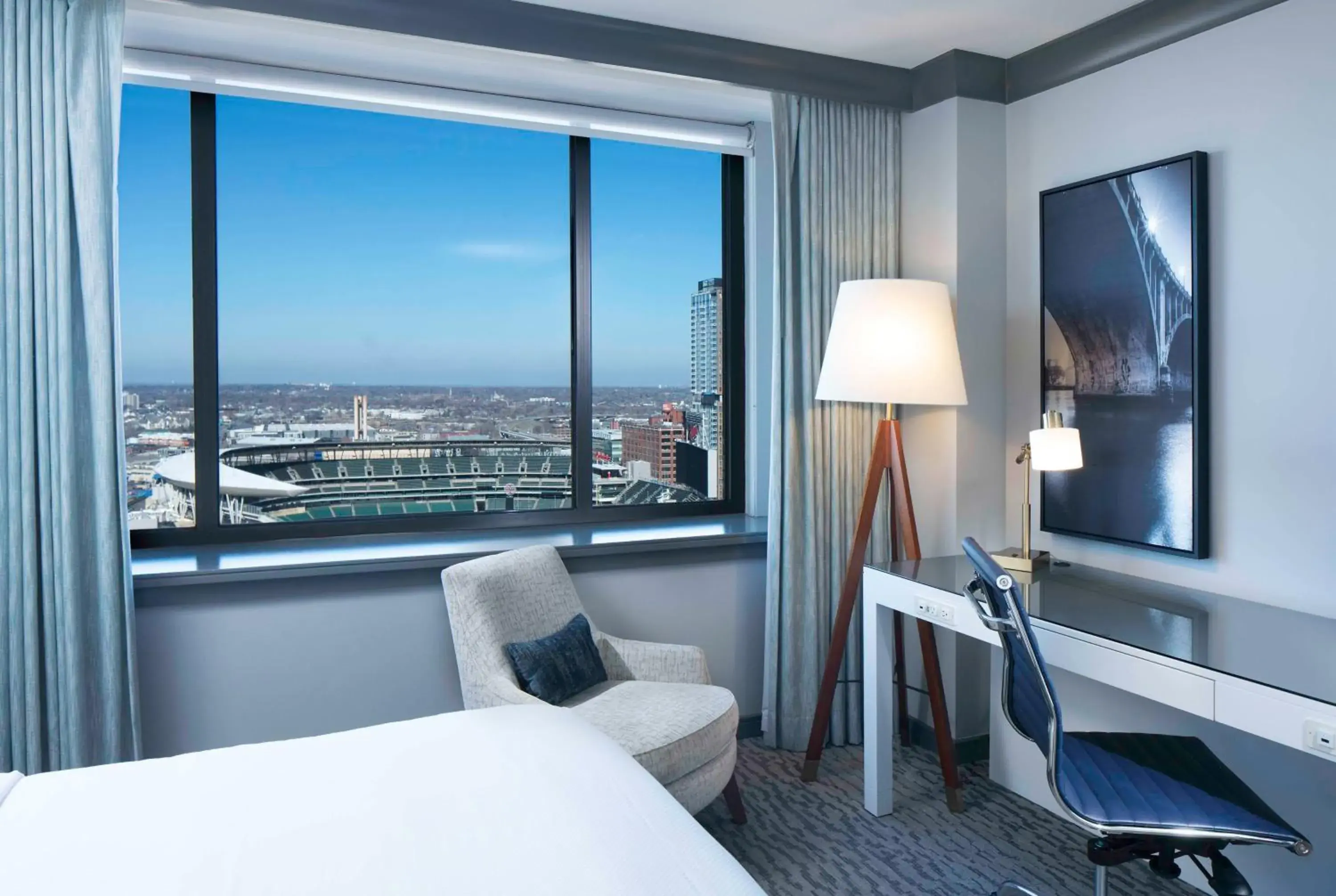 Deluxe Queen Room with Two Queen Beds and Landmark View in The Lofton Hotel Minneapolis, Tapestry Collection by Hilton Deluxe Queen Room with Two Queen Beds and Landmark View in The Lofton Hotel Minneapolis, Tapestry Collection by Hilton