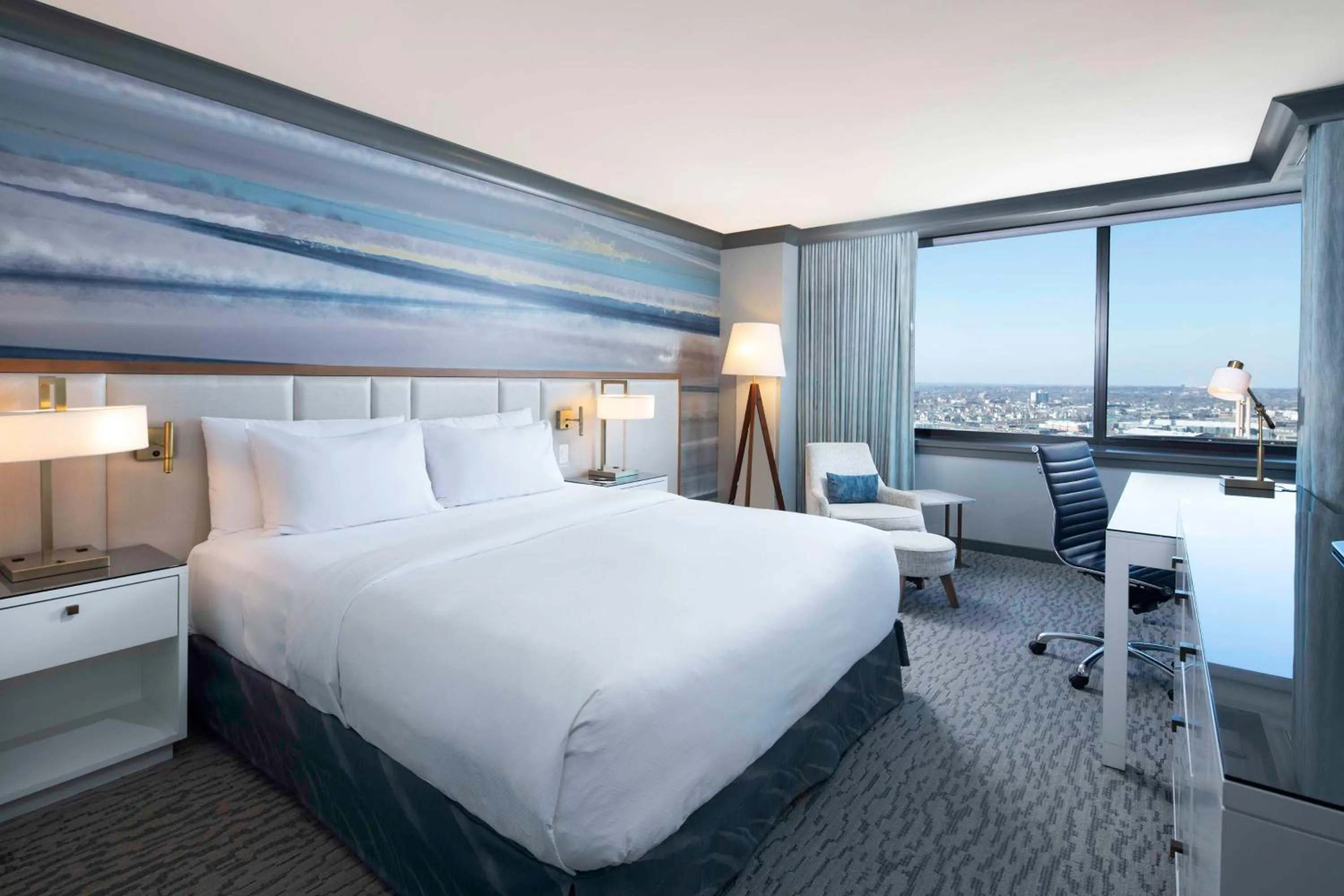 Bed in The Lofton Hotel Minneapolis, Tapestry Collection by Hilton