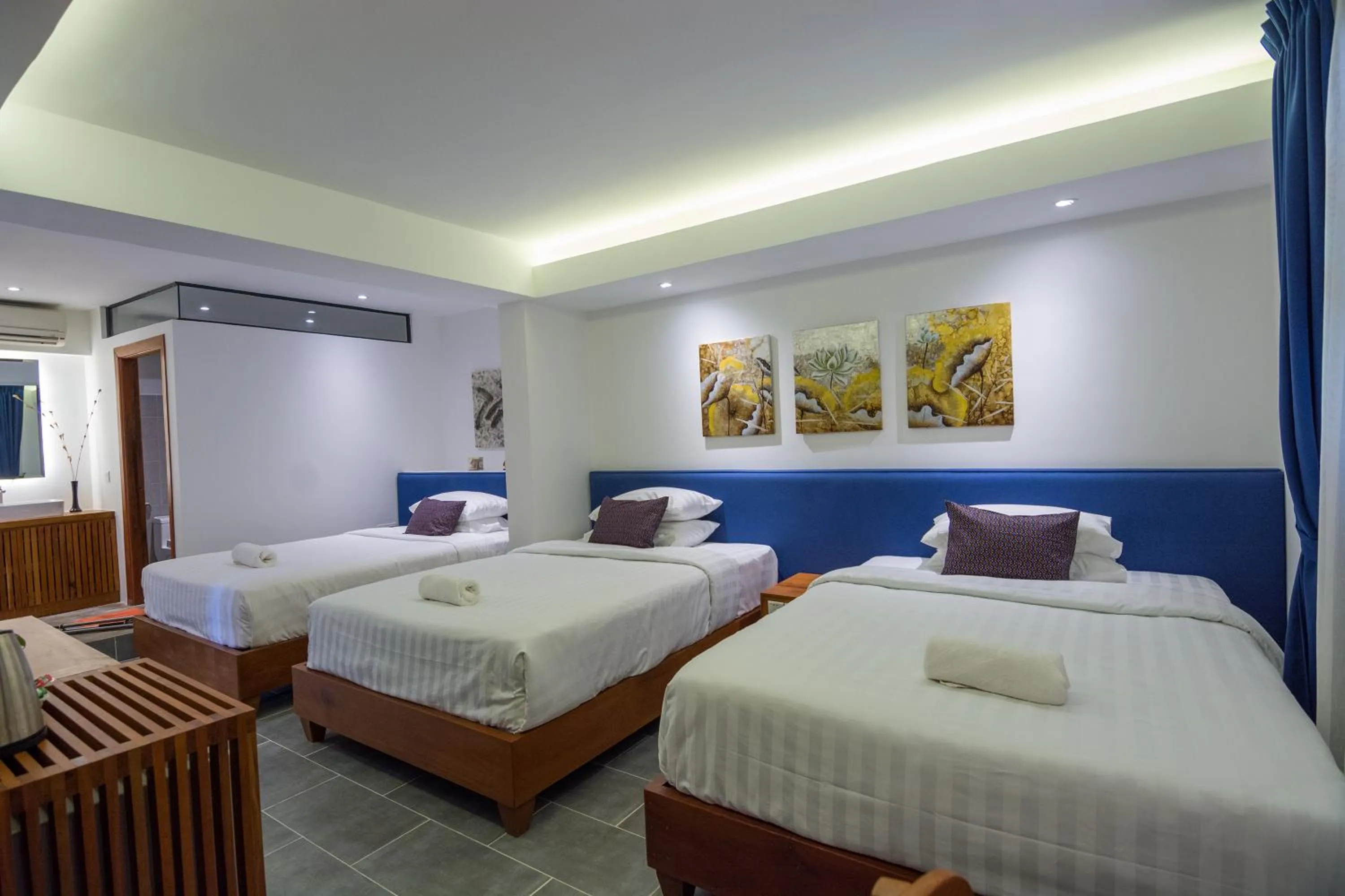 Bed in Neth Socheata Hotel