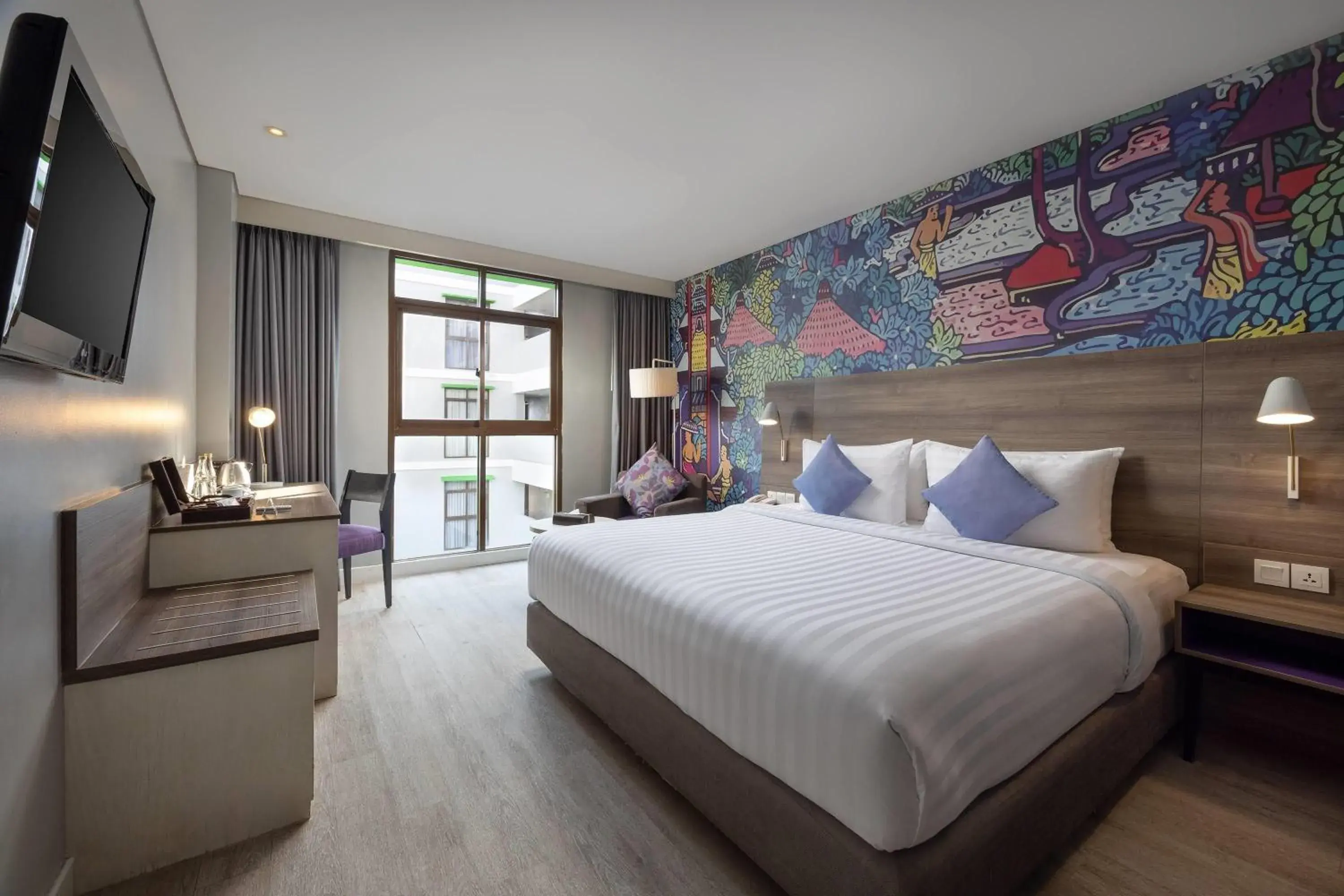 Deluxe King Room in Wyndham Garden Kuta Beach Bali Deluxe King Room in Wyndham Garden Kuta Beach Bali