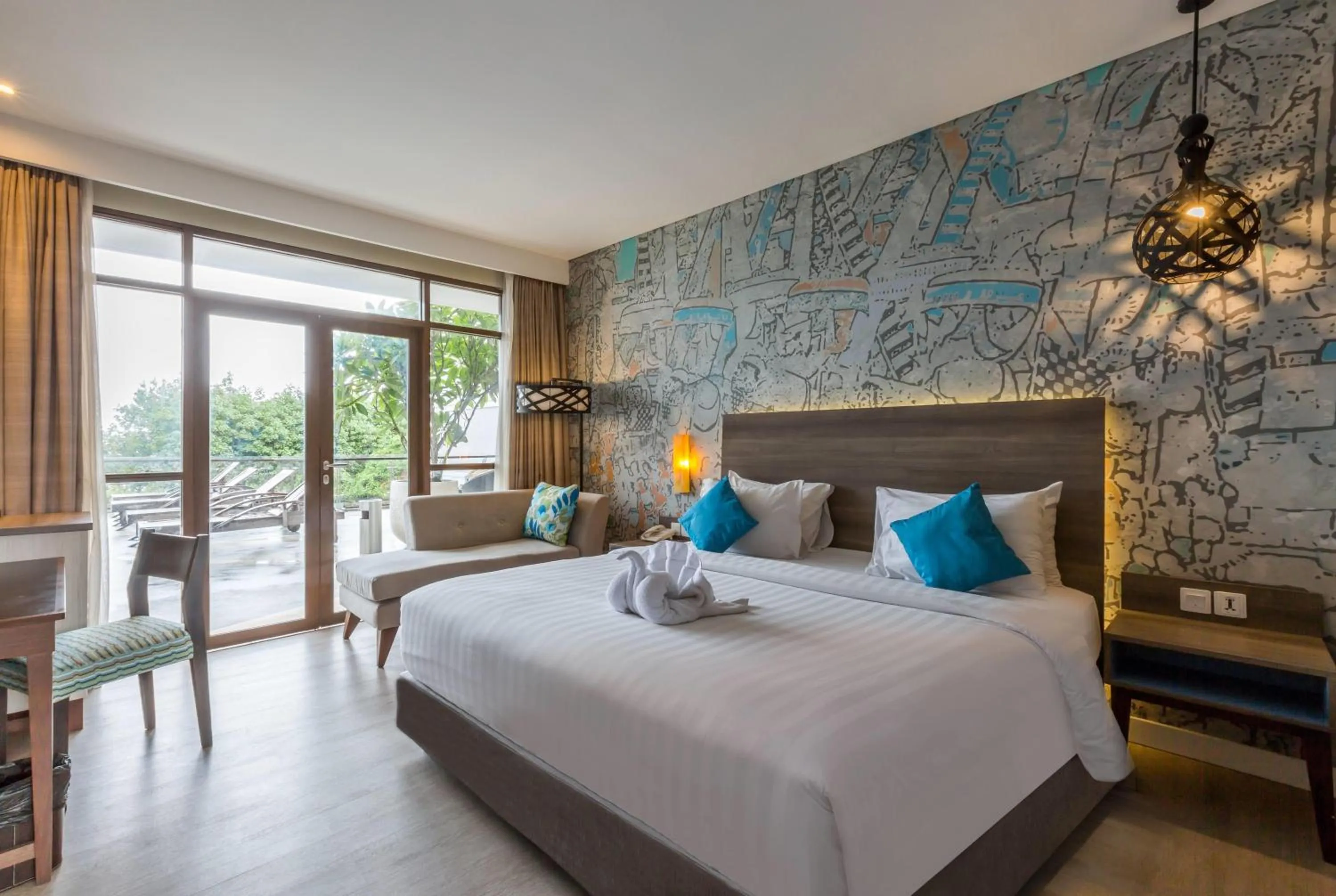 Photo of the whole room, Bed in Wyndham Garden Kuta Beach Bali