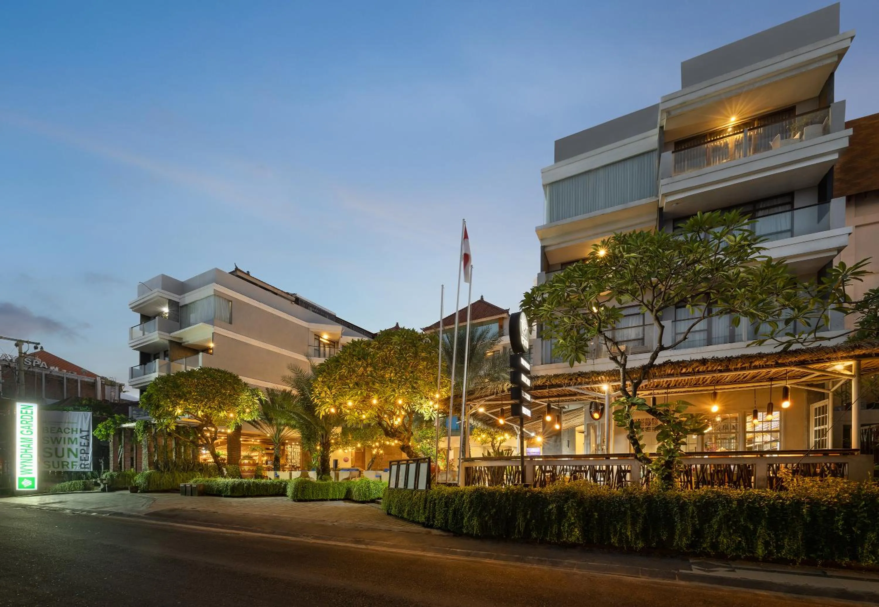 Property building in Wyndham Garden Kuta Beach Bali
