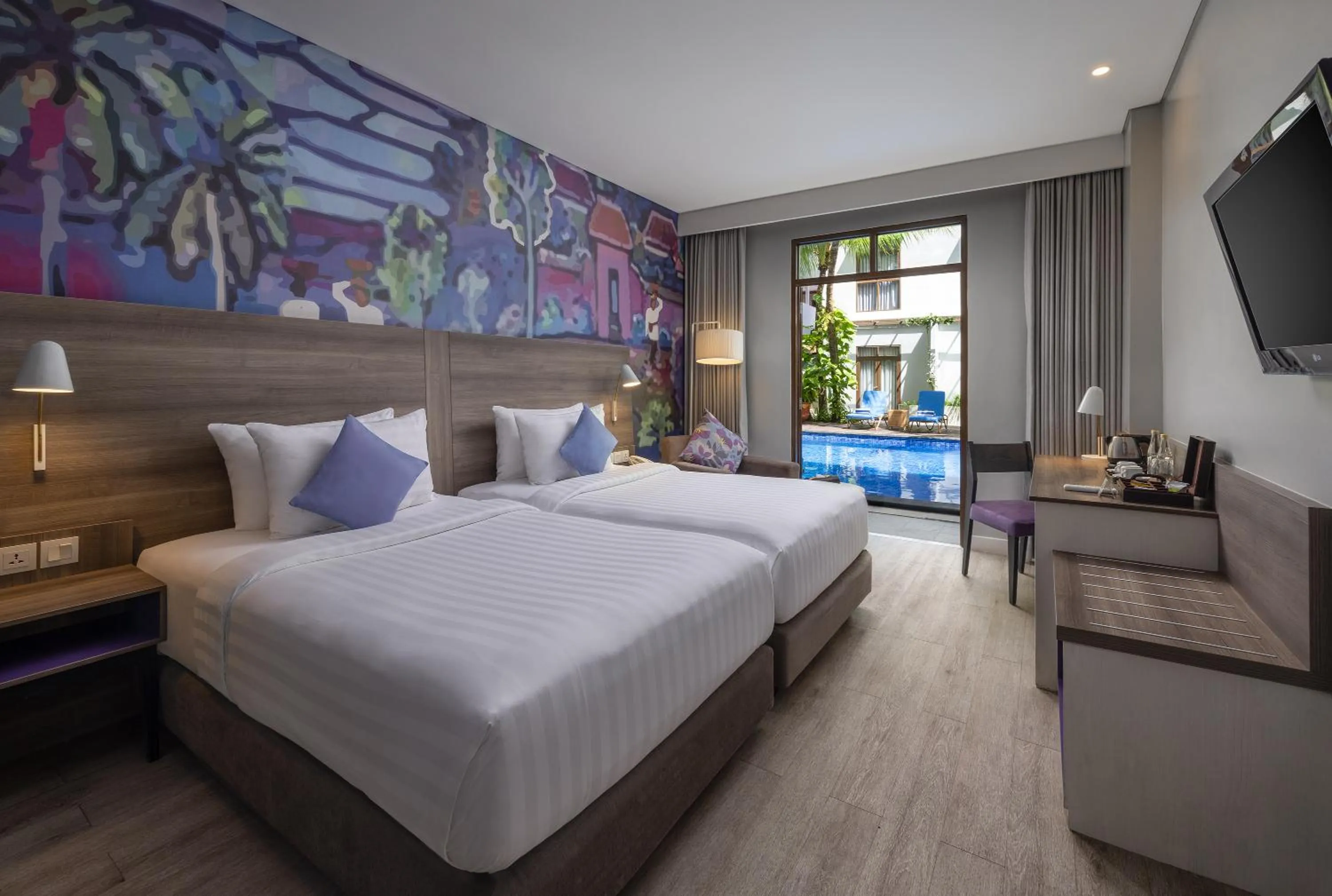 Bedroom, Bed in Wyndham Garden Kuta Beach Bali