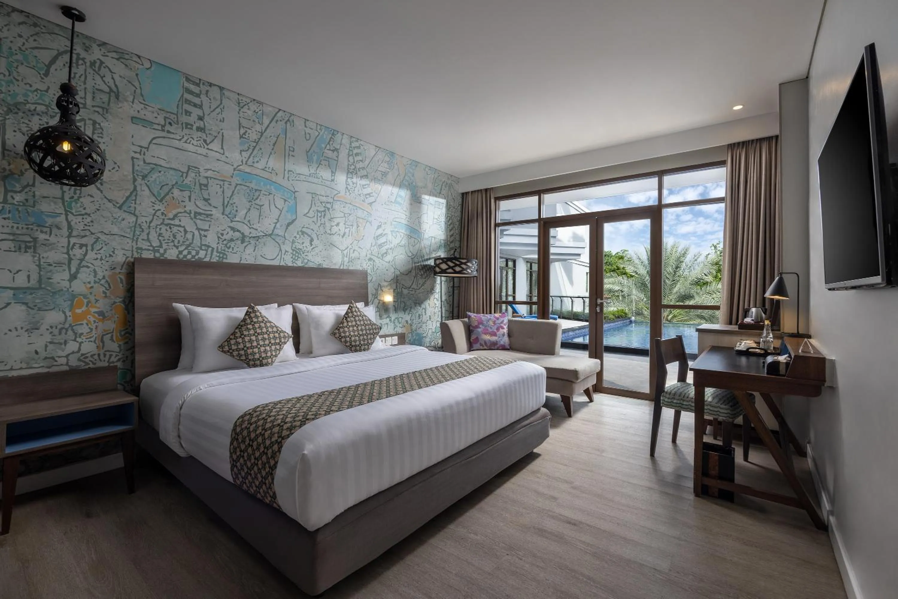 Bedroom, Bed in Wyndham Garden Kuta Beach Bali
