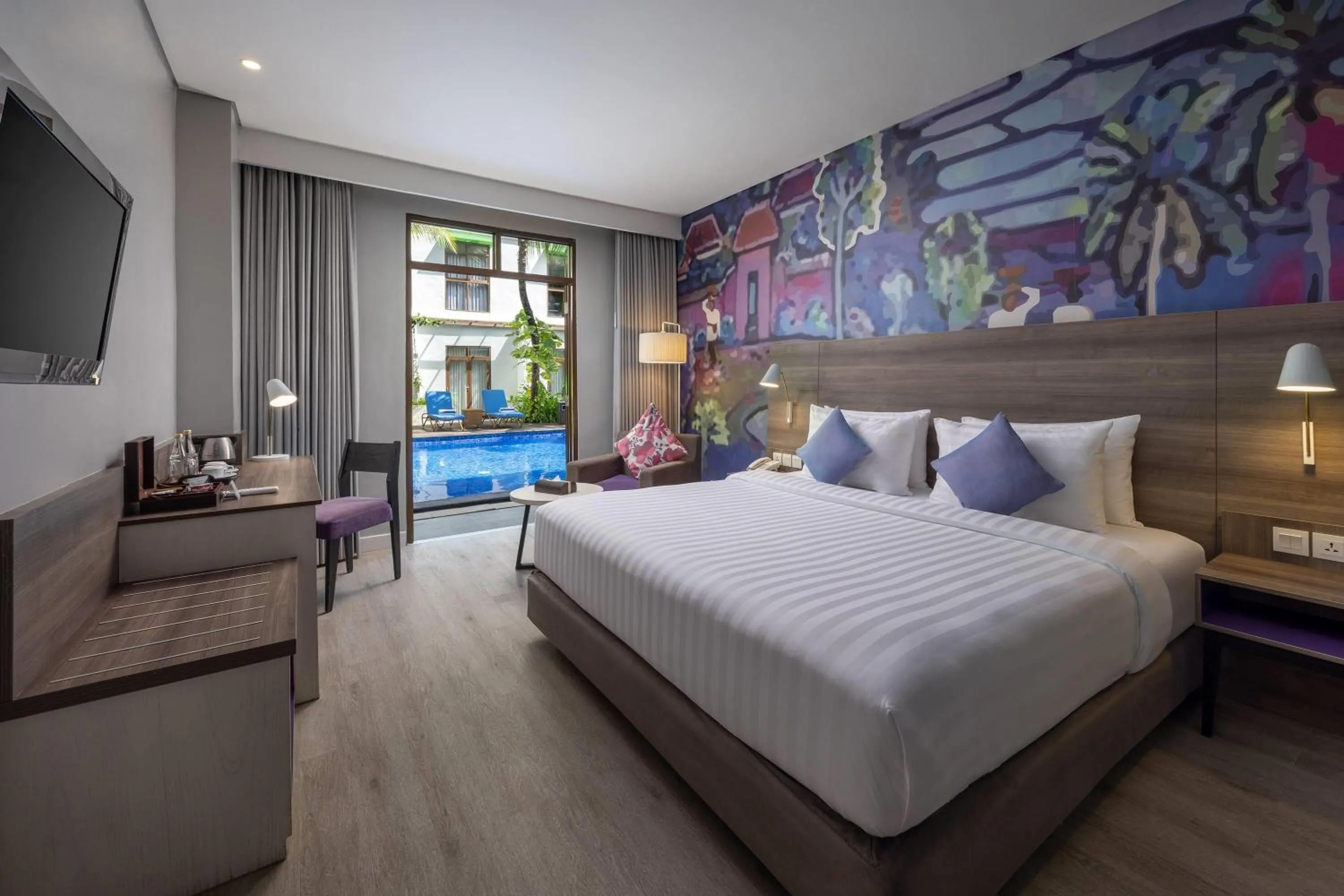 Photo of the whole room, Bed in Wyndham Garden Kuta Beach Bali