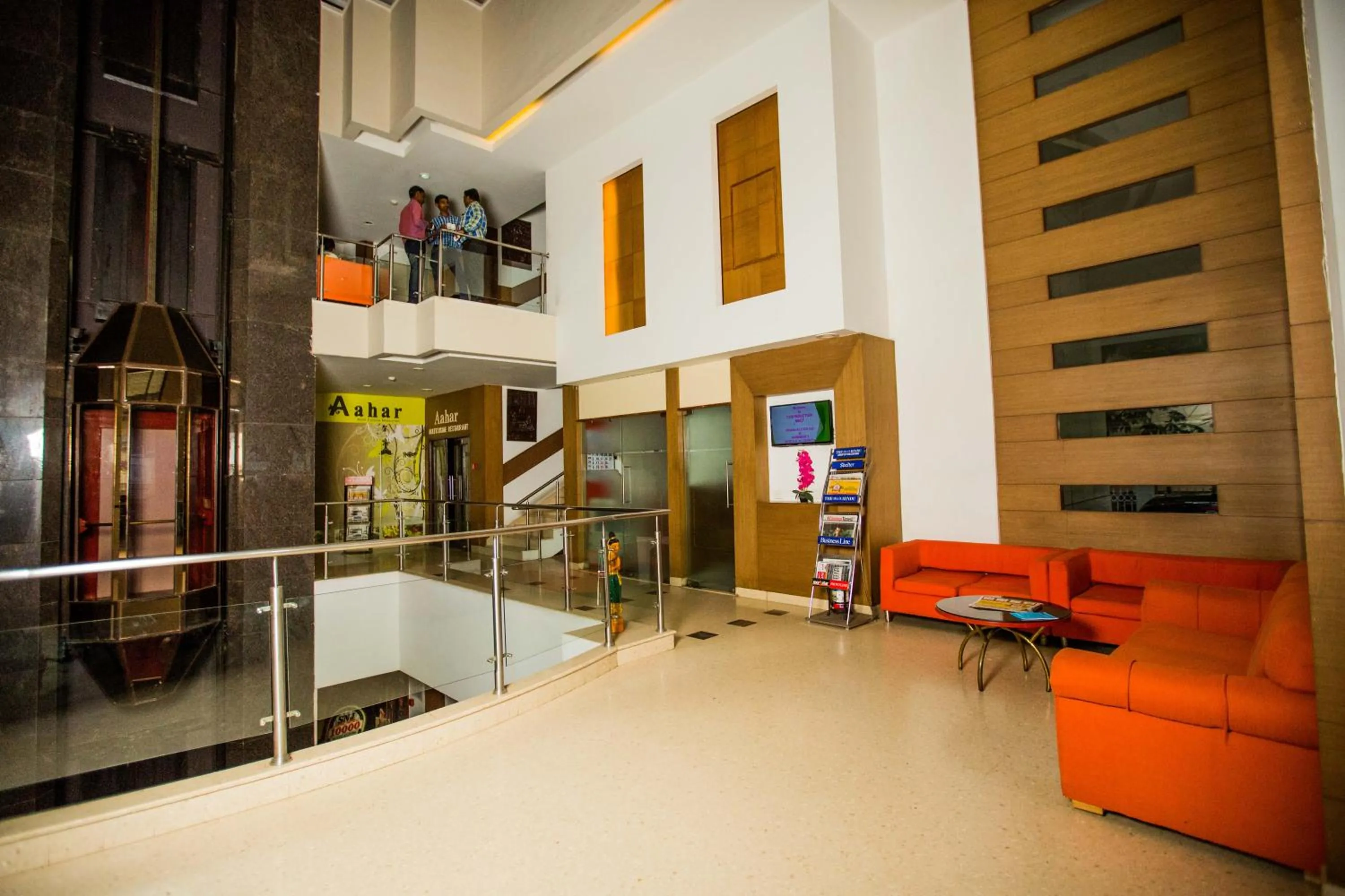 Lobby or reception in Hotel Shelter