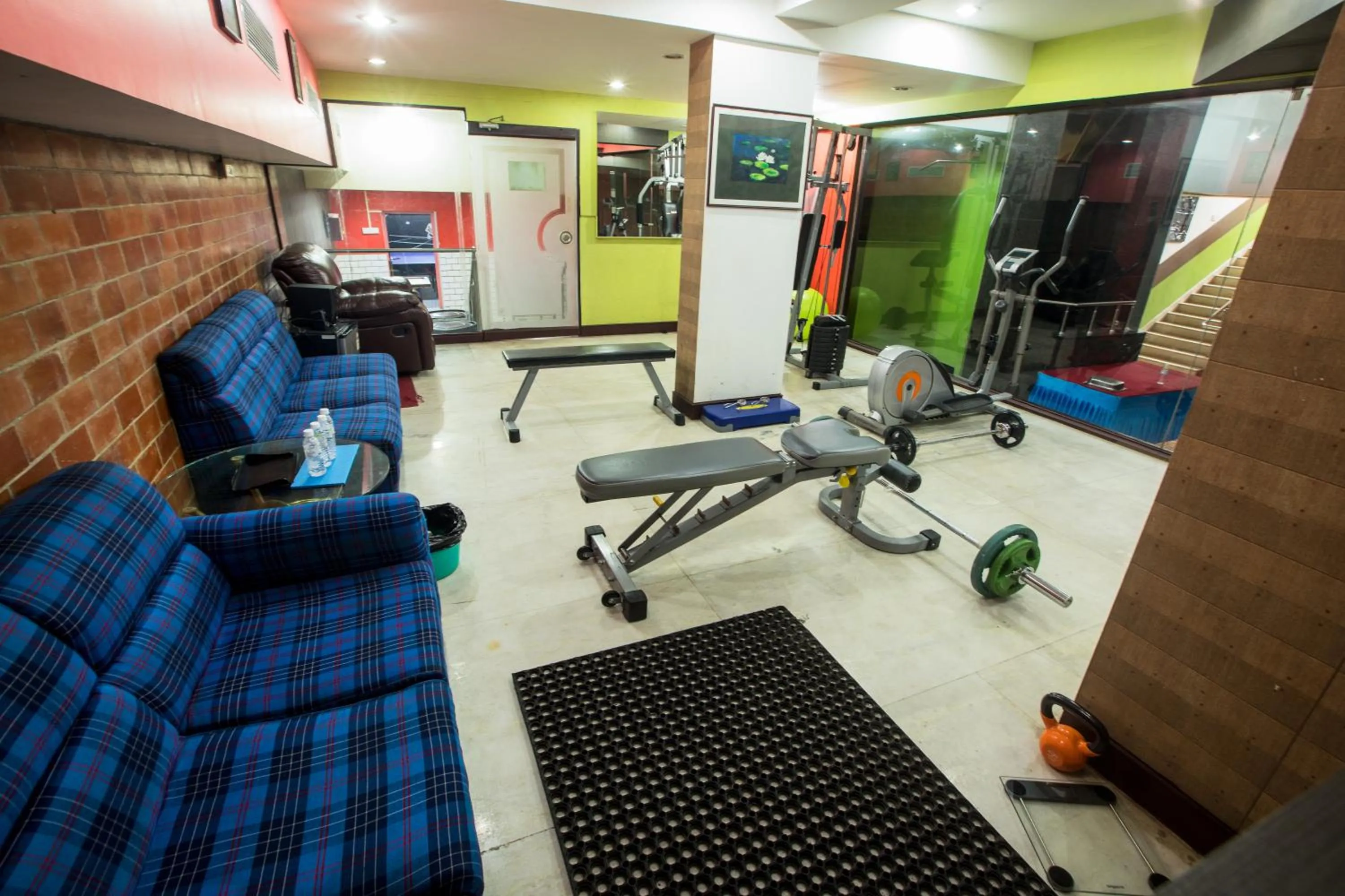 Fitness centre/facilities in Hotel Shelter