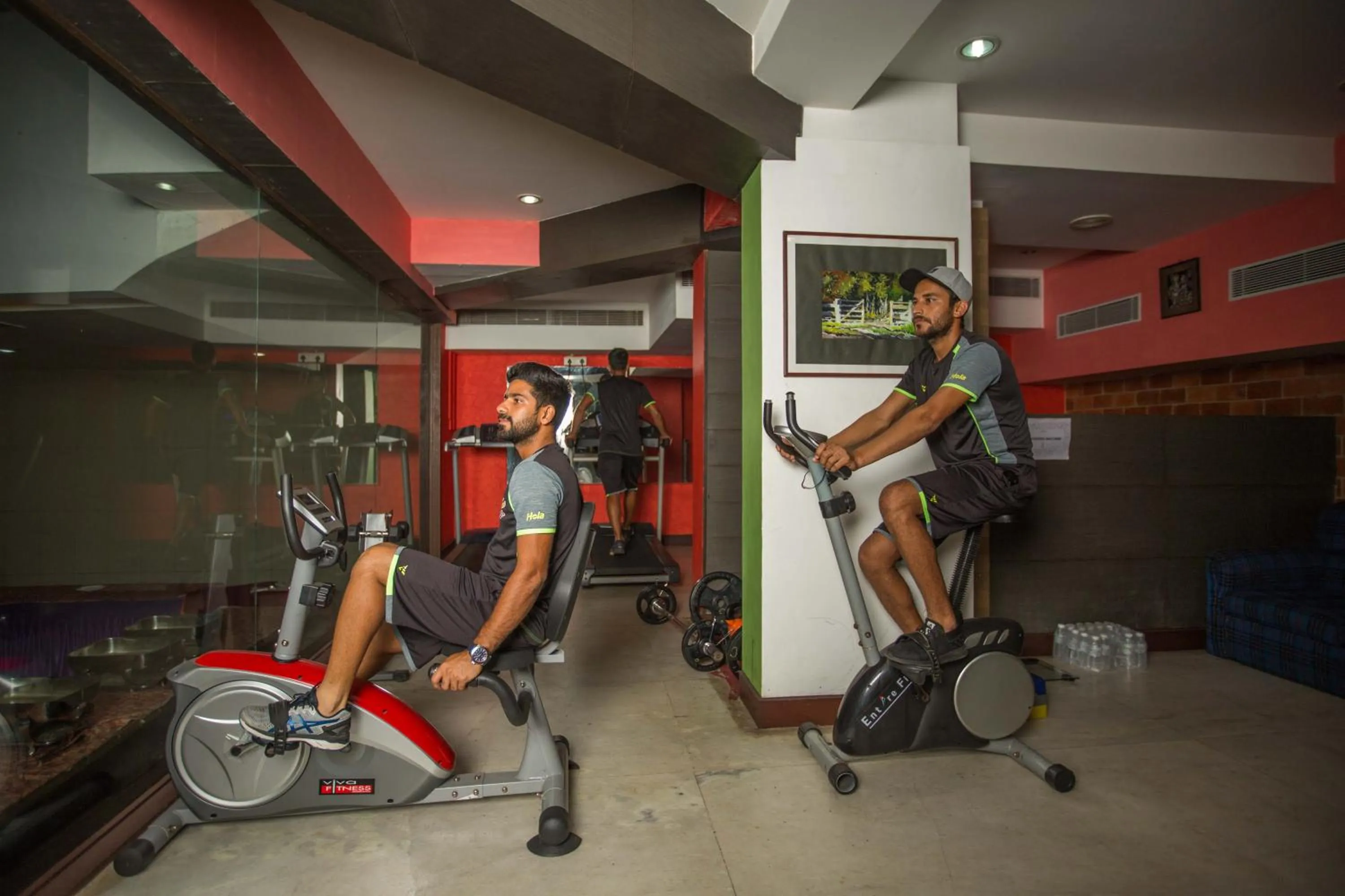 People in Hotel Shelter