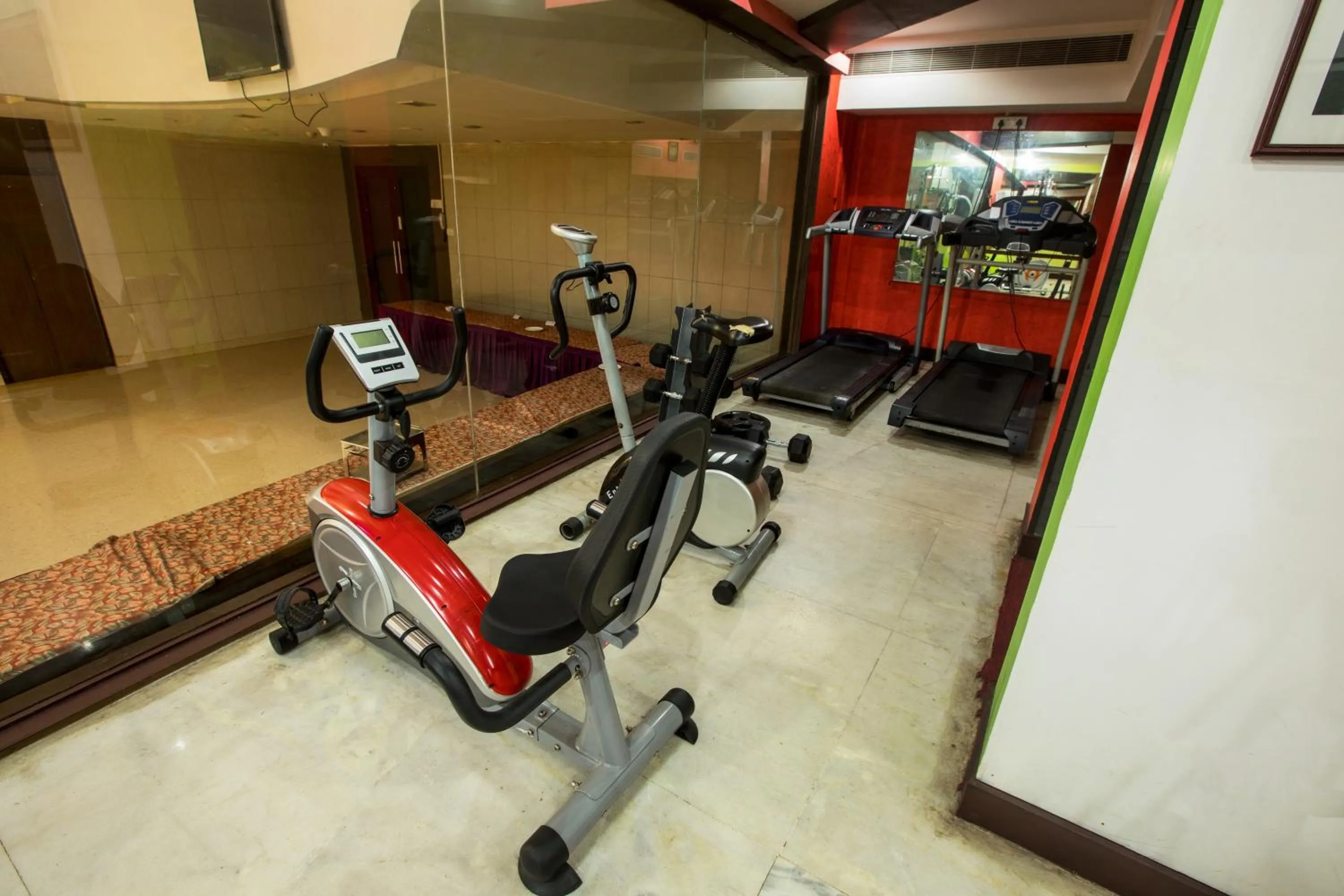 Fitness centre/facilities in Hotel Shelter