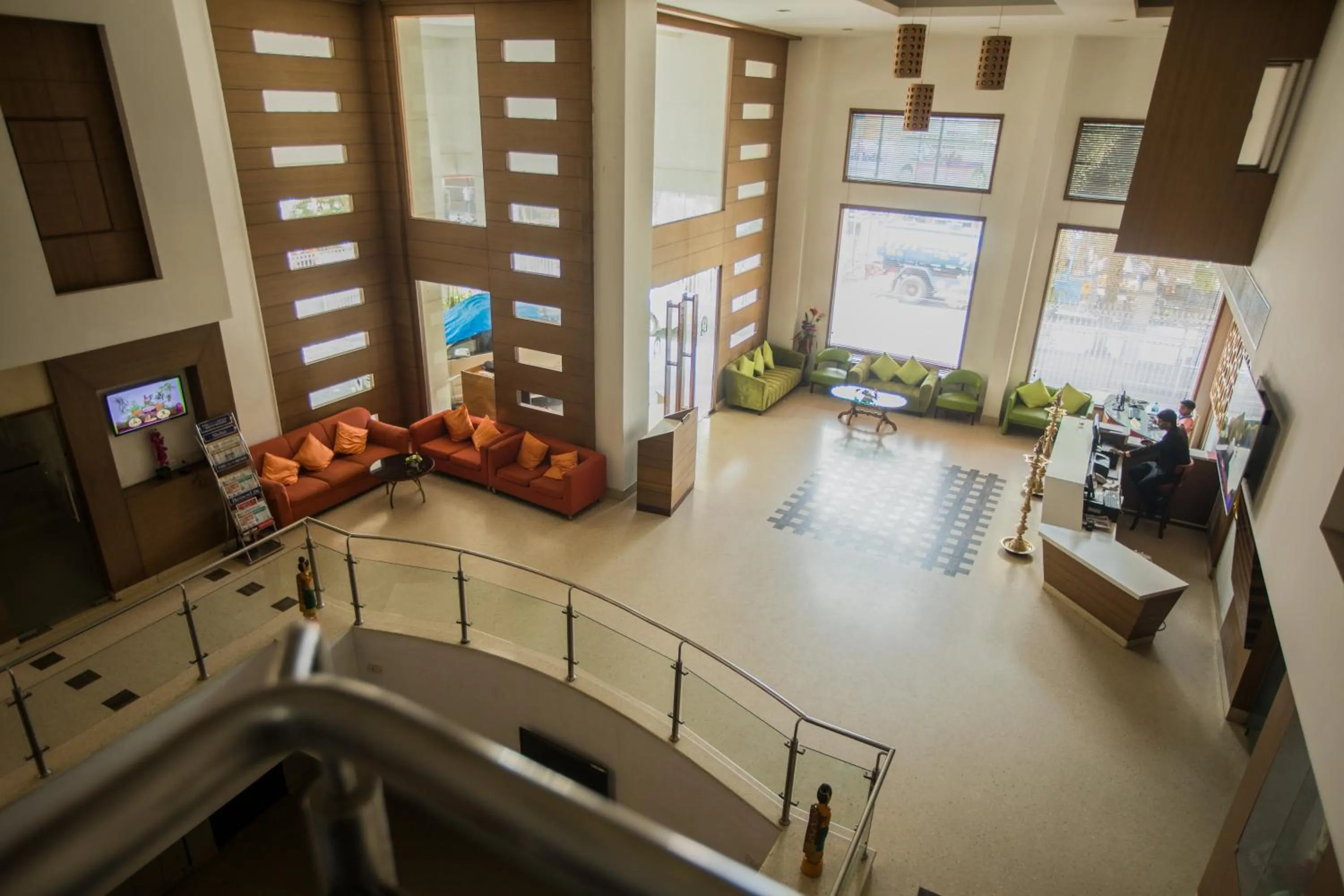 Lobby or reception in Hotel Shelter