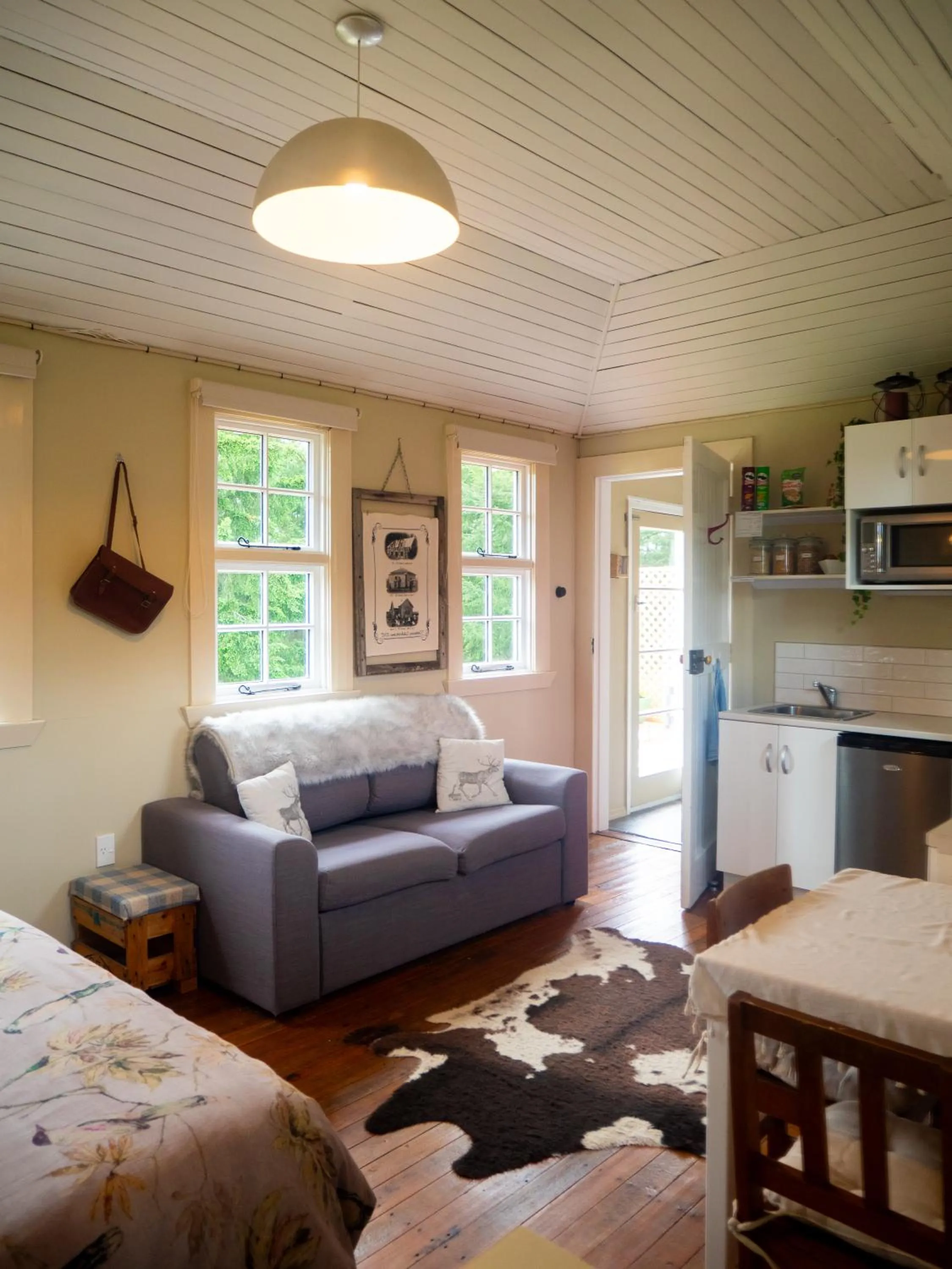 Living room in Little Red School House