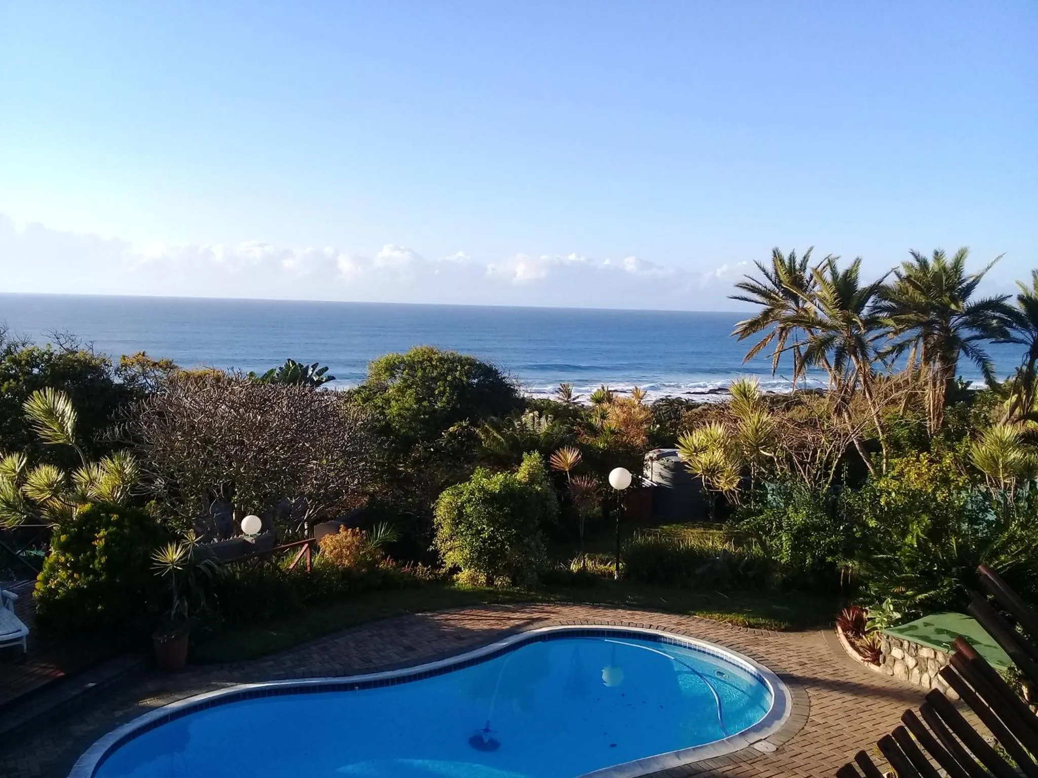 Garden view in Wailana lodge