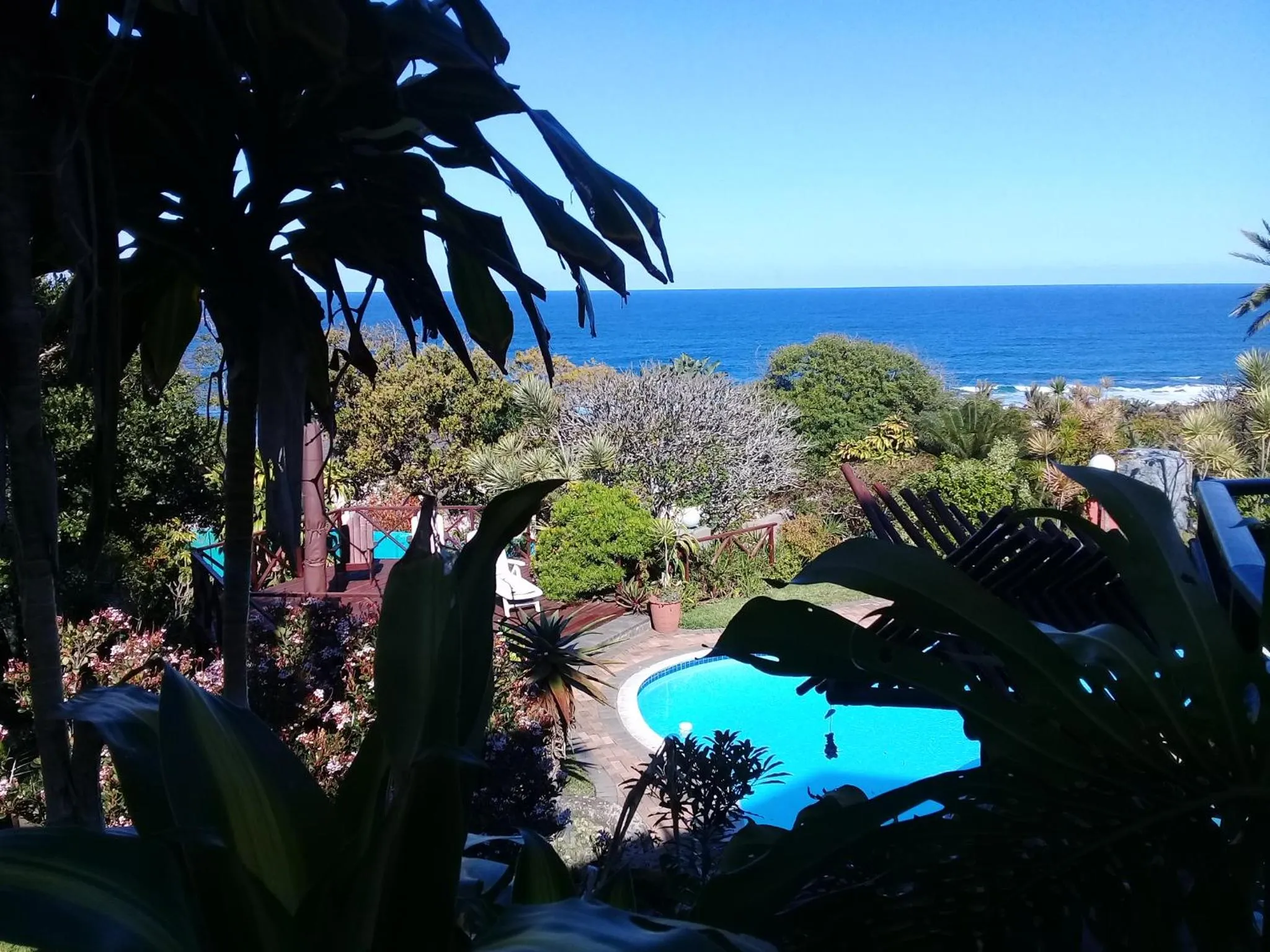 Garden view in Wailana lodge