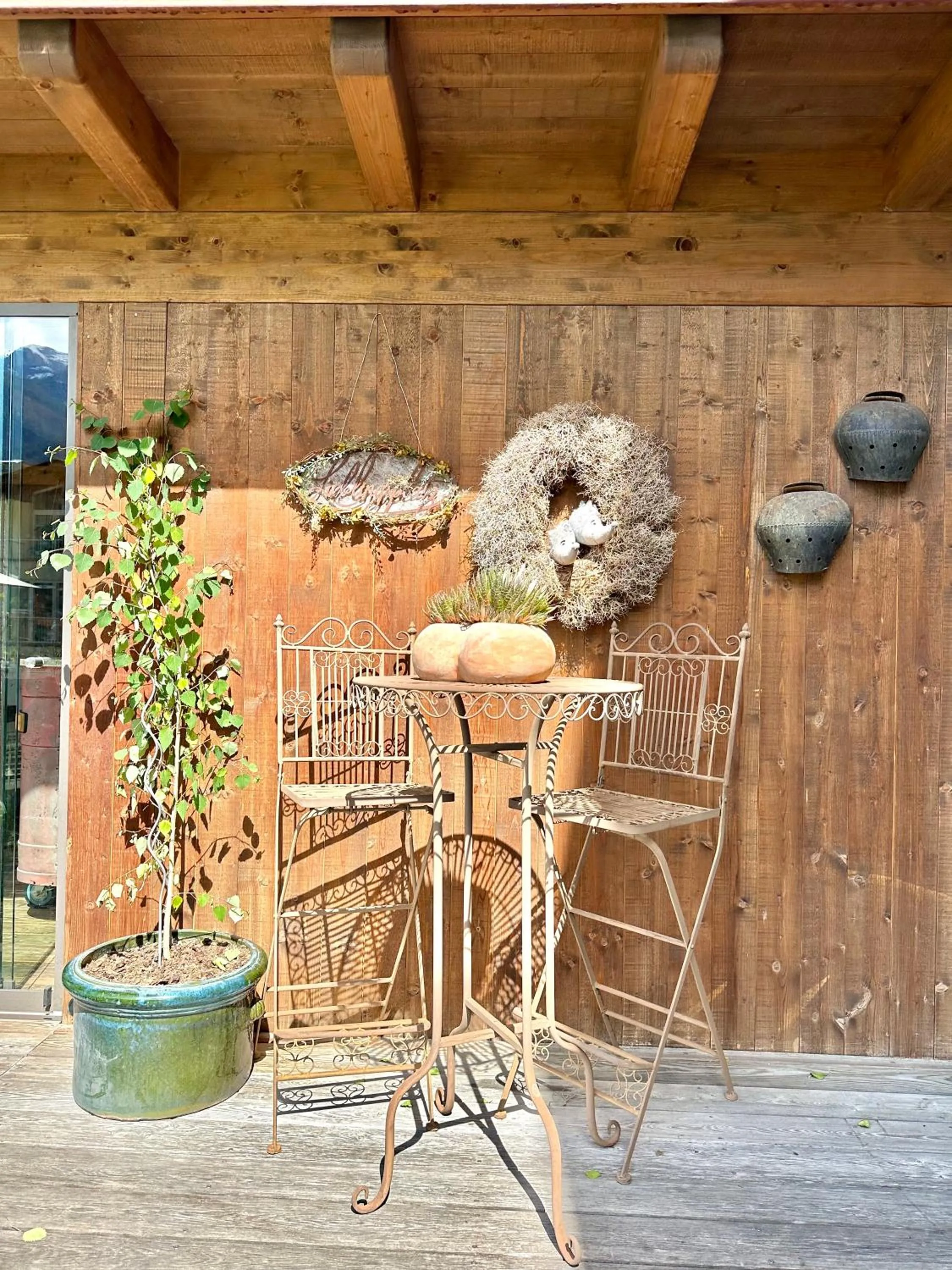 Patio in Aparthotel Krösbacher