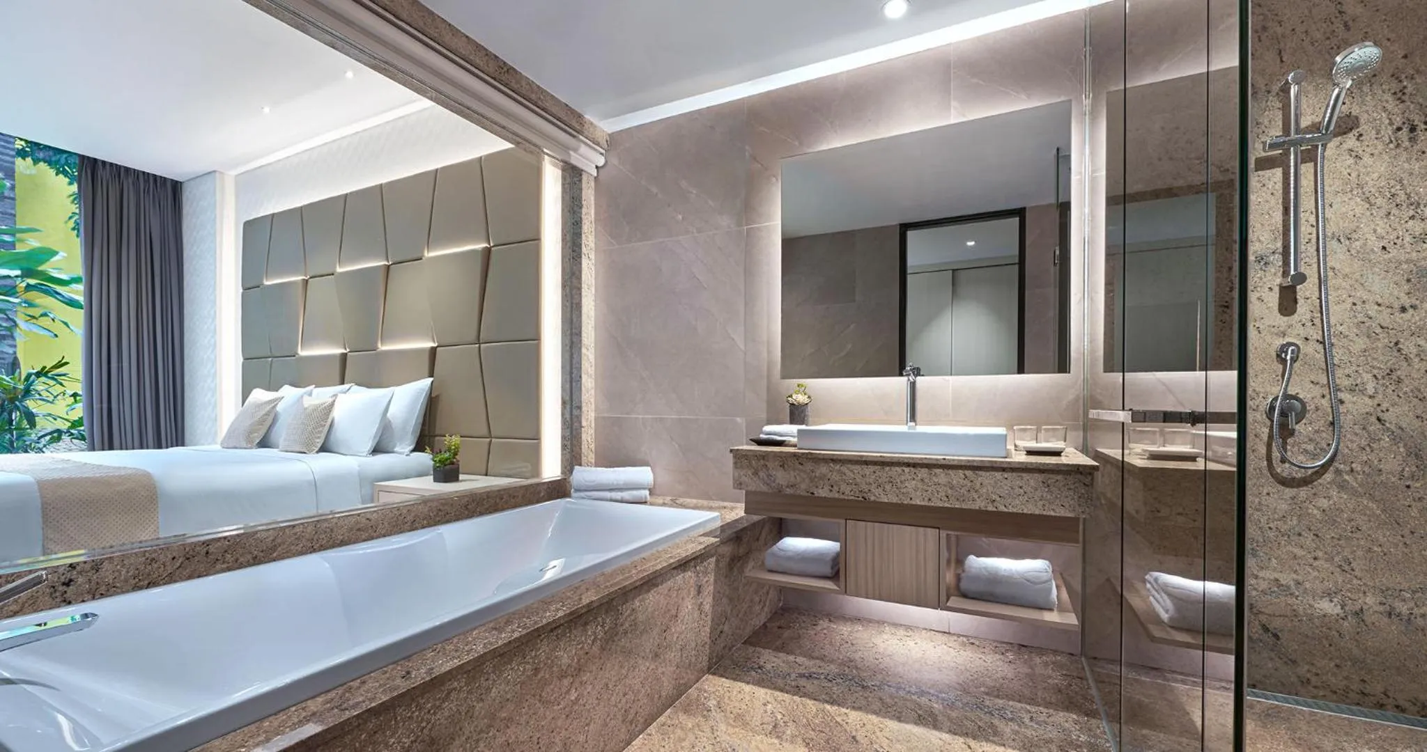 Bed in FM7 Resort Hotel - Jakarta Airport