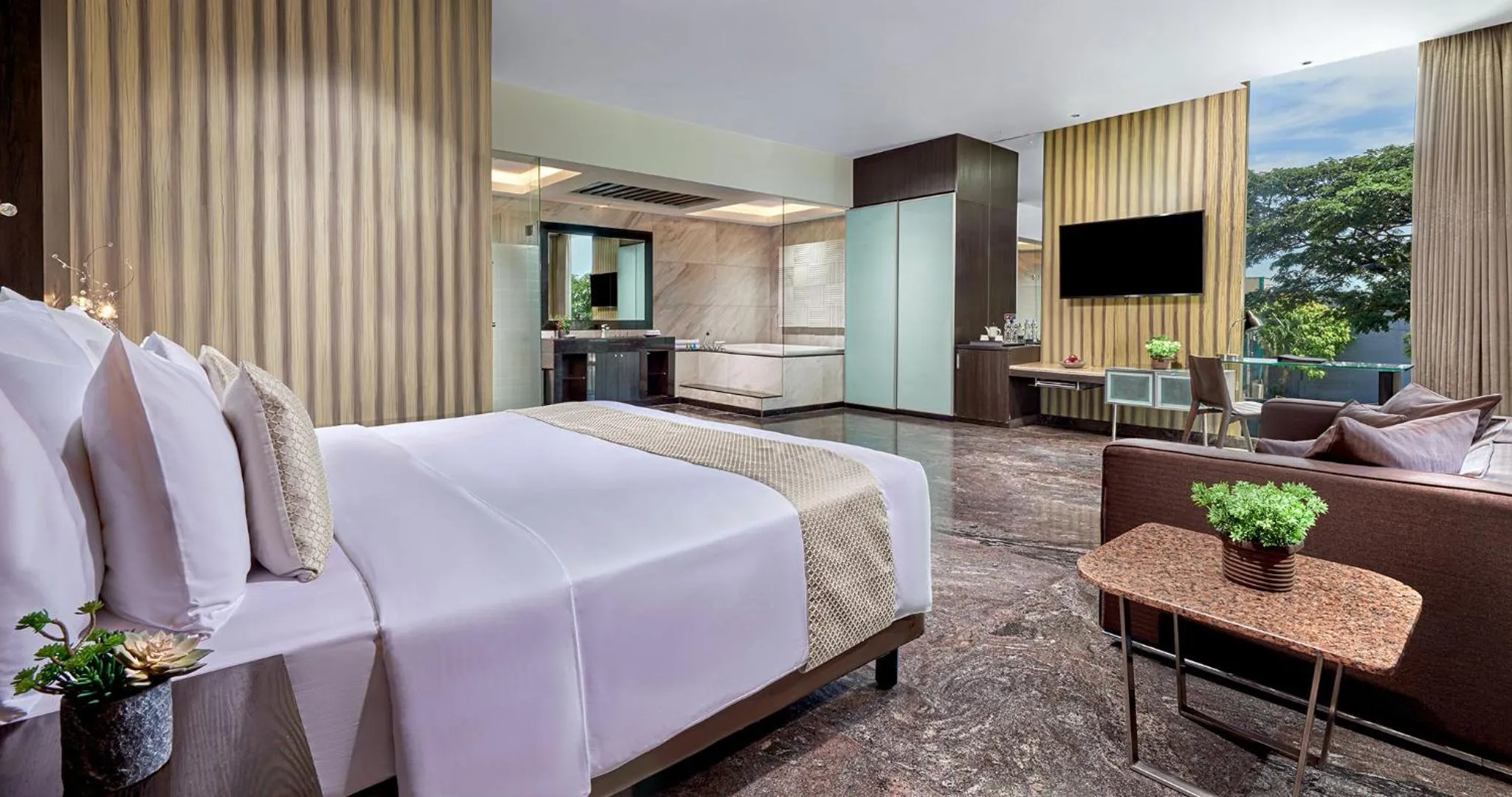 Bedroom, Bed in FM7 Resort Hotel - Jakarta Airport