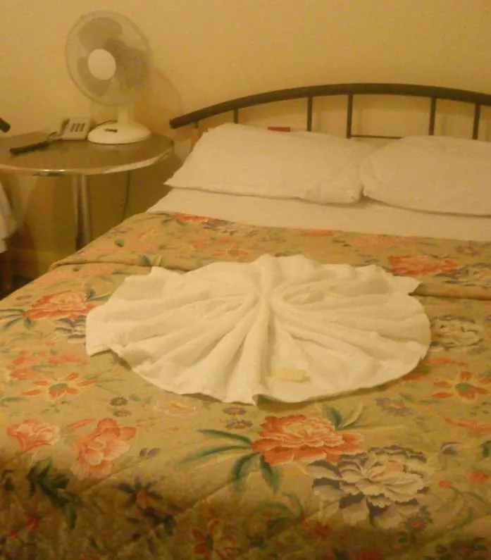 Bed in Hotel Sophia