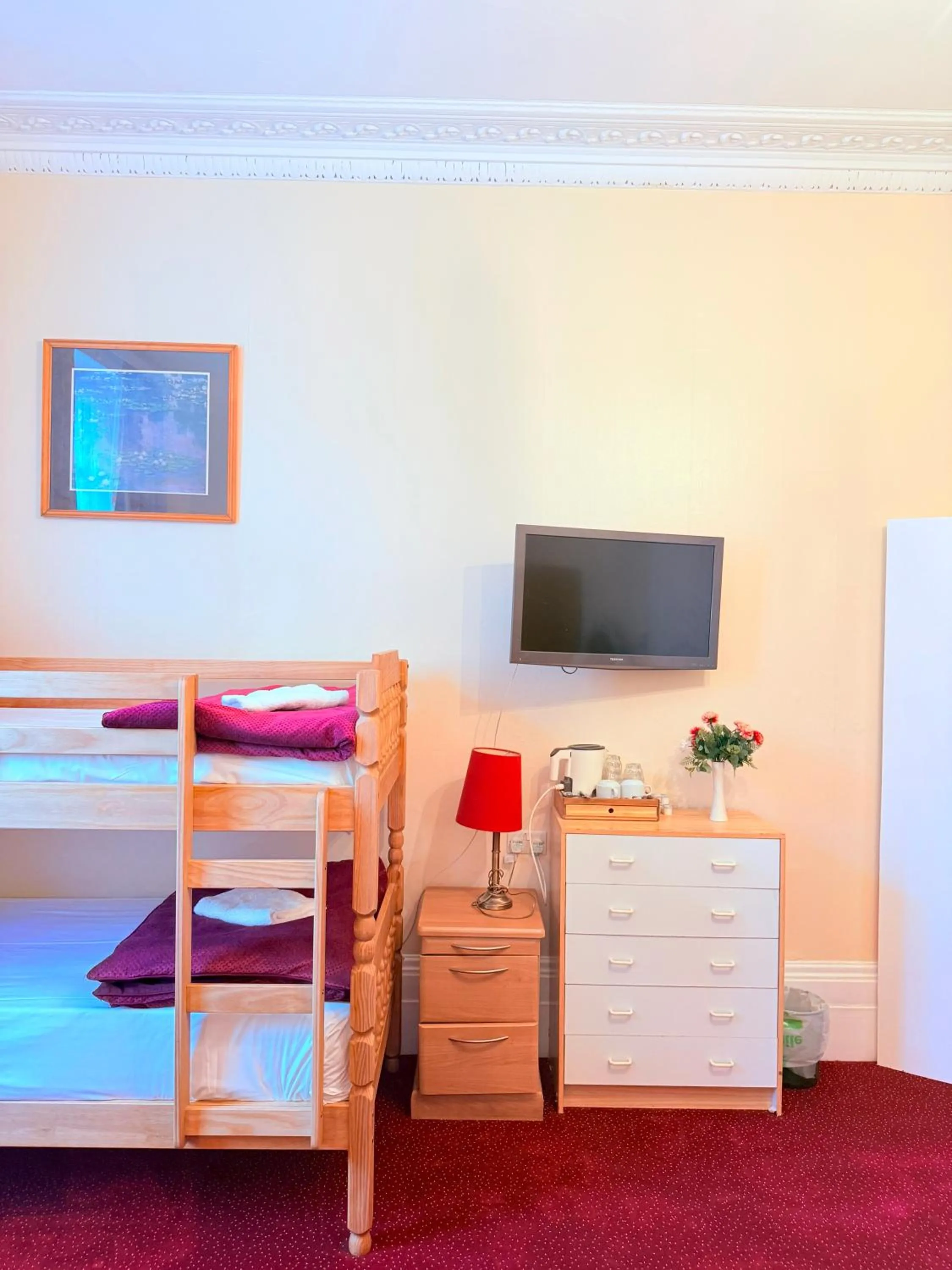 Bedroom, Bed in Albro House Hotel, London