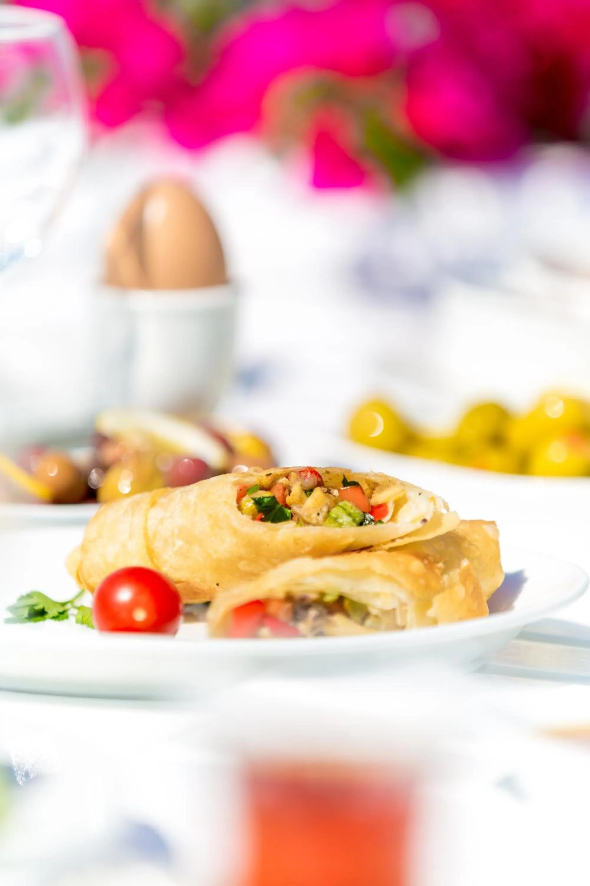 Breakfast, Food in Hotel Mavi Beyaz