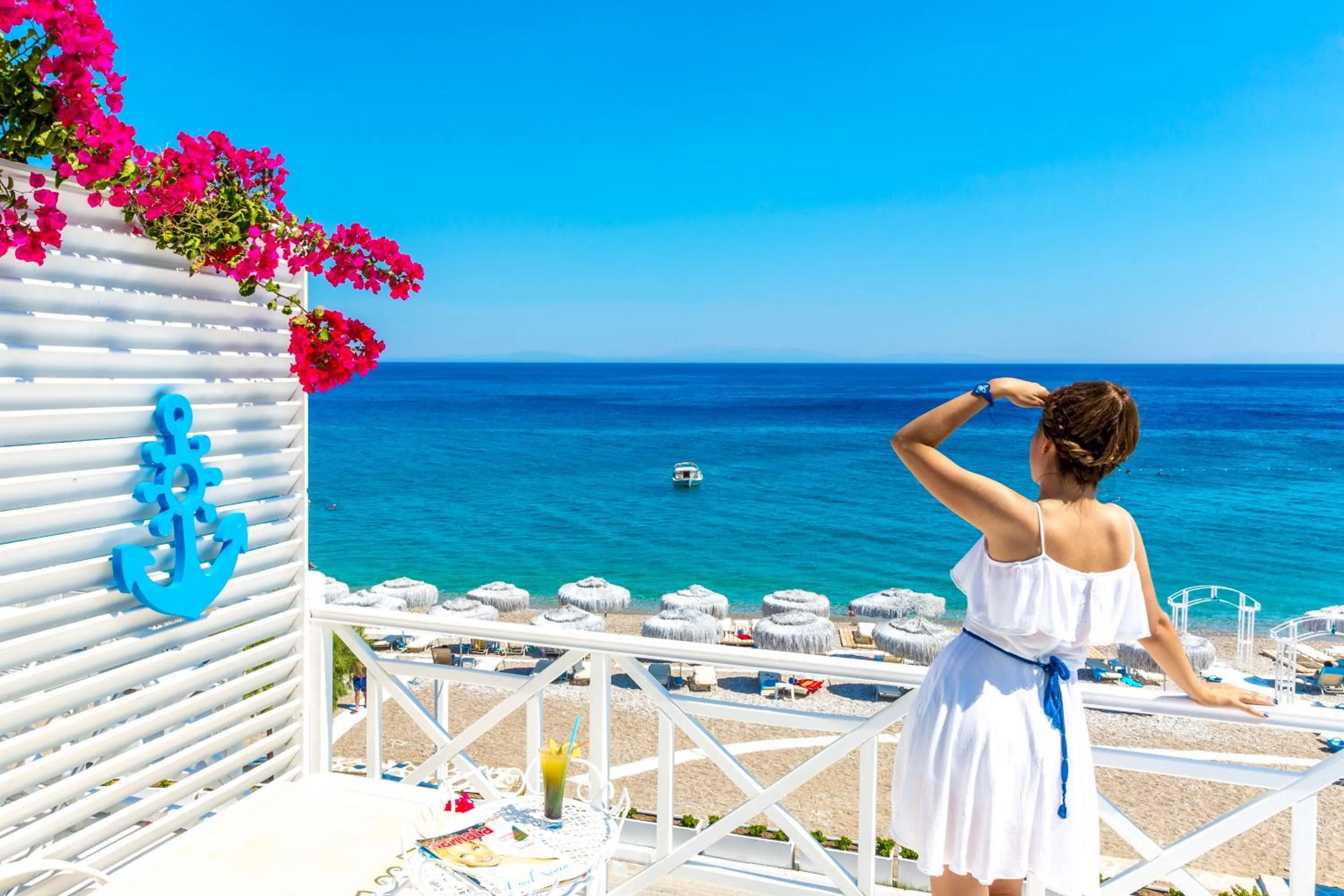 Patio in Hotel Mavi Beyaz