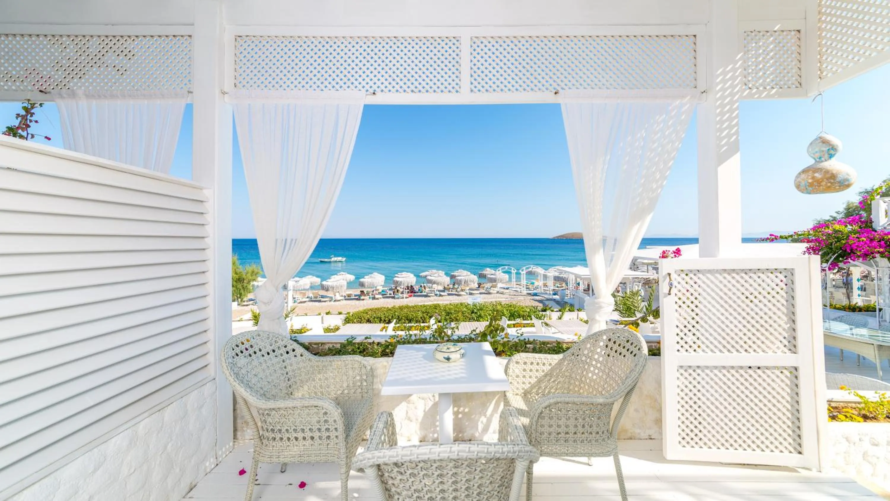 Patio in Hotel Mavi Beyaz