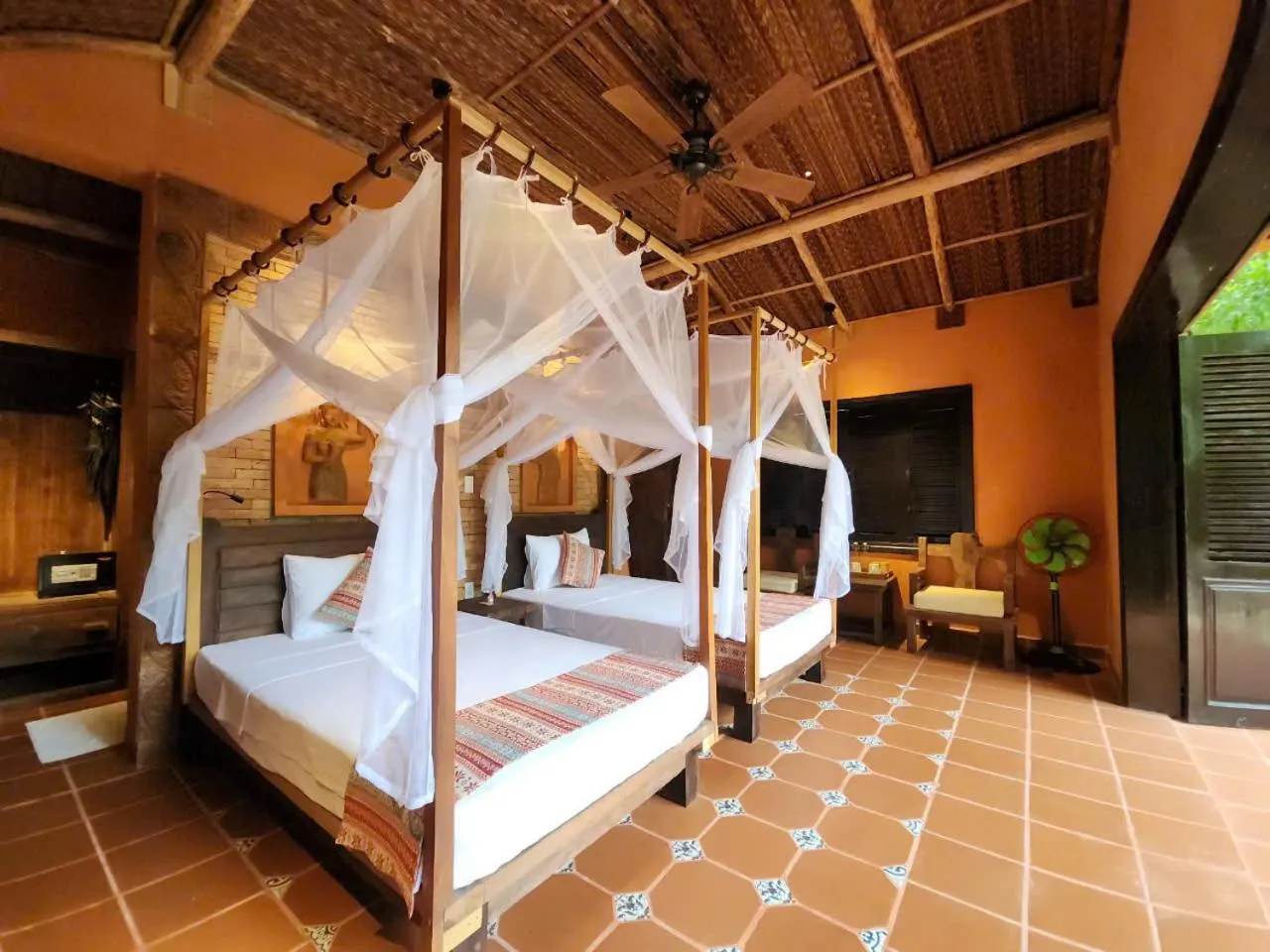 Bed in Whale Island Resort