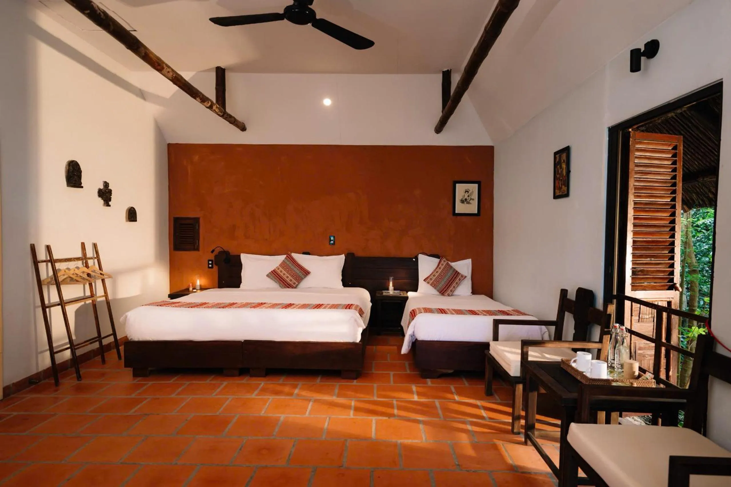 Bed in Whale Island Resort