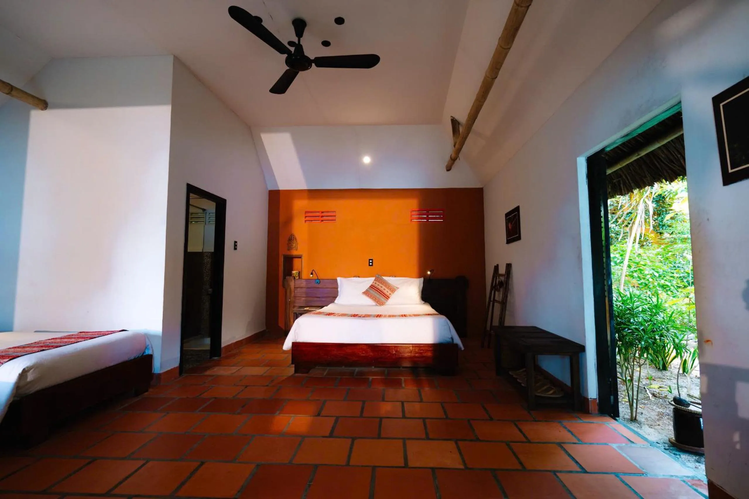 Bed in Whale Island Resort