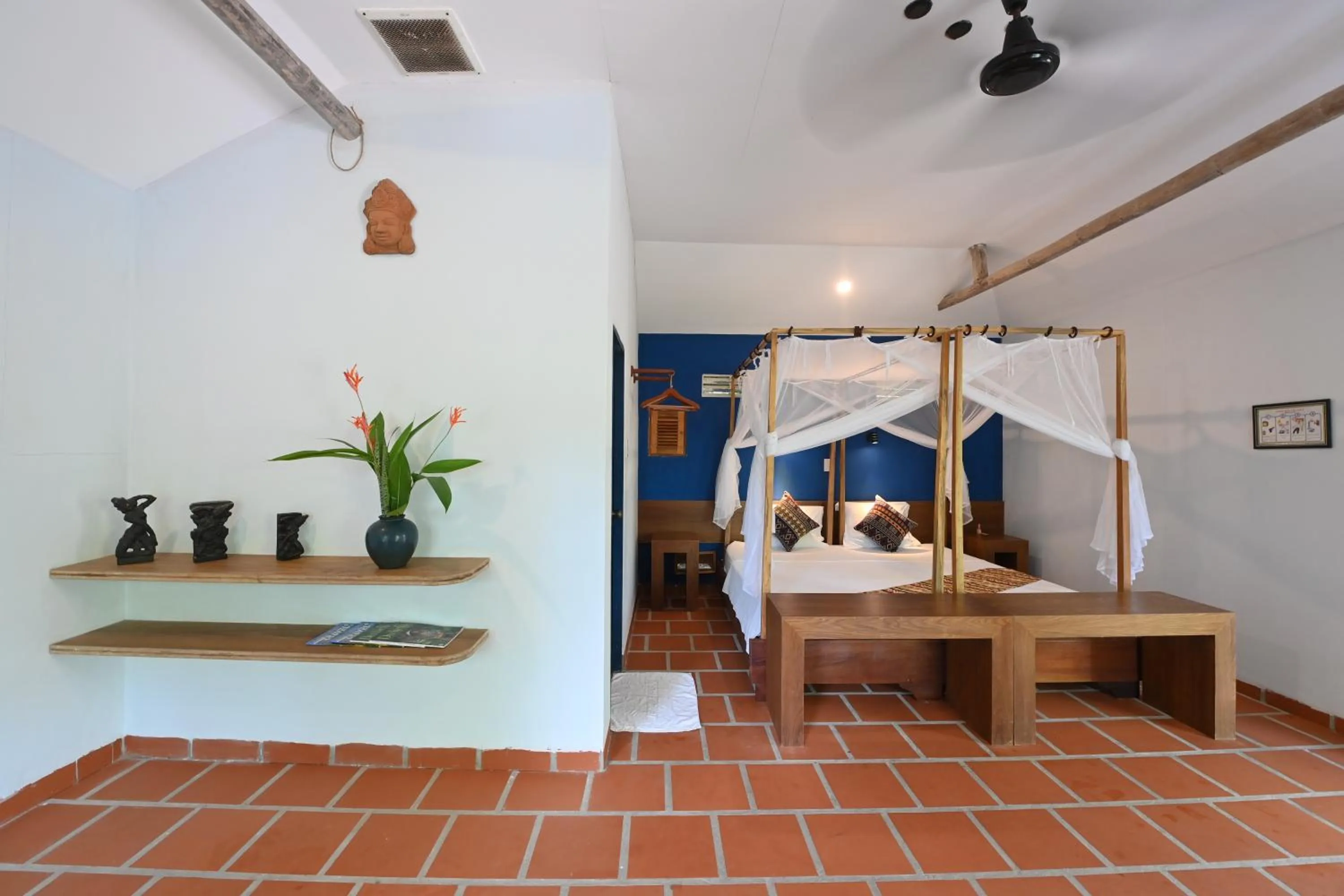 Bed in Whale Island Resort