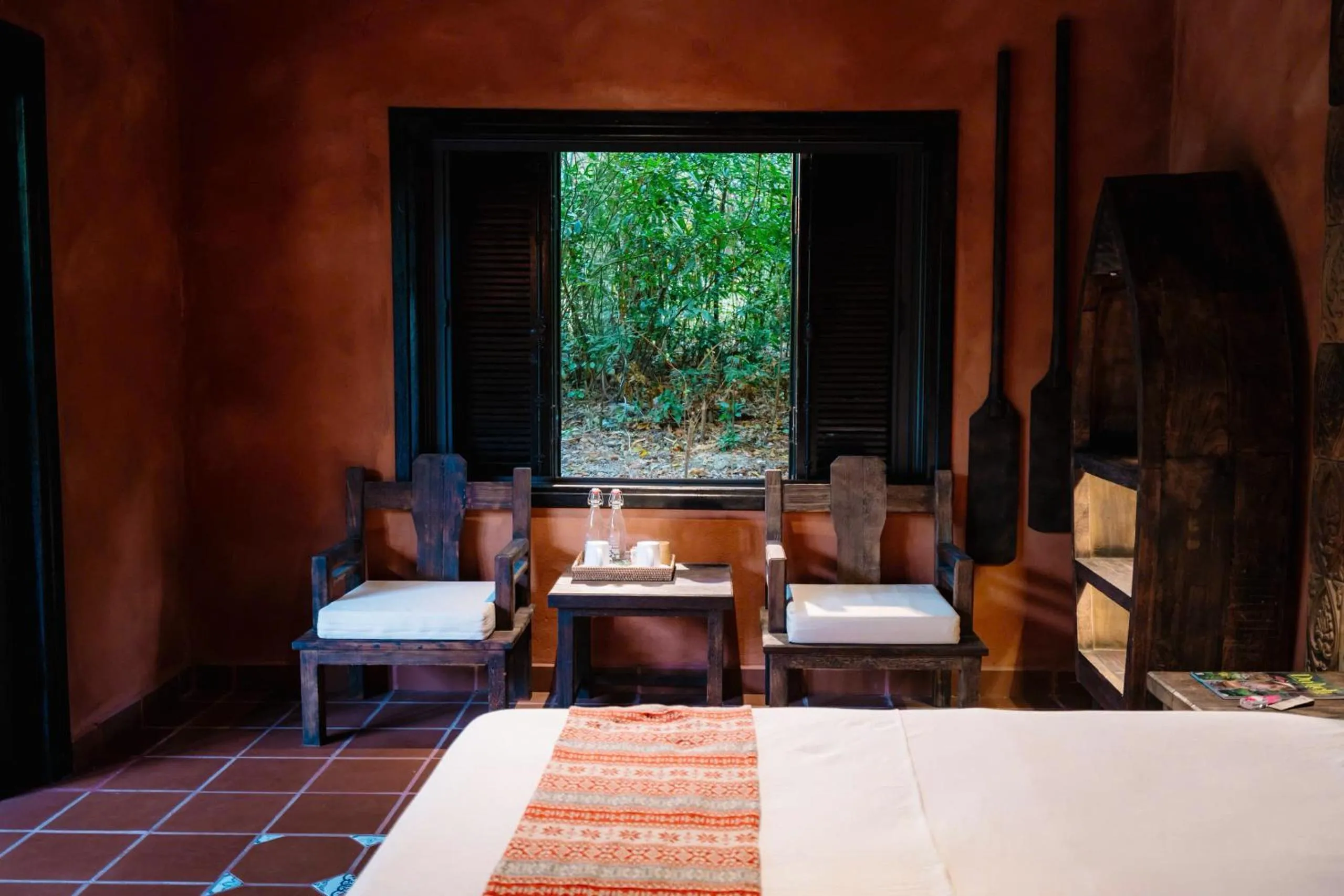 Bed in Whale Island Resort