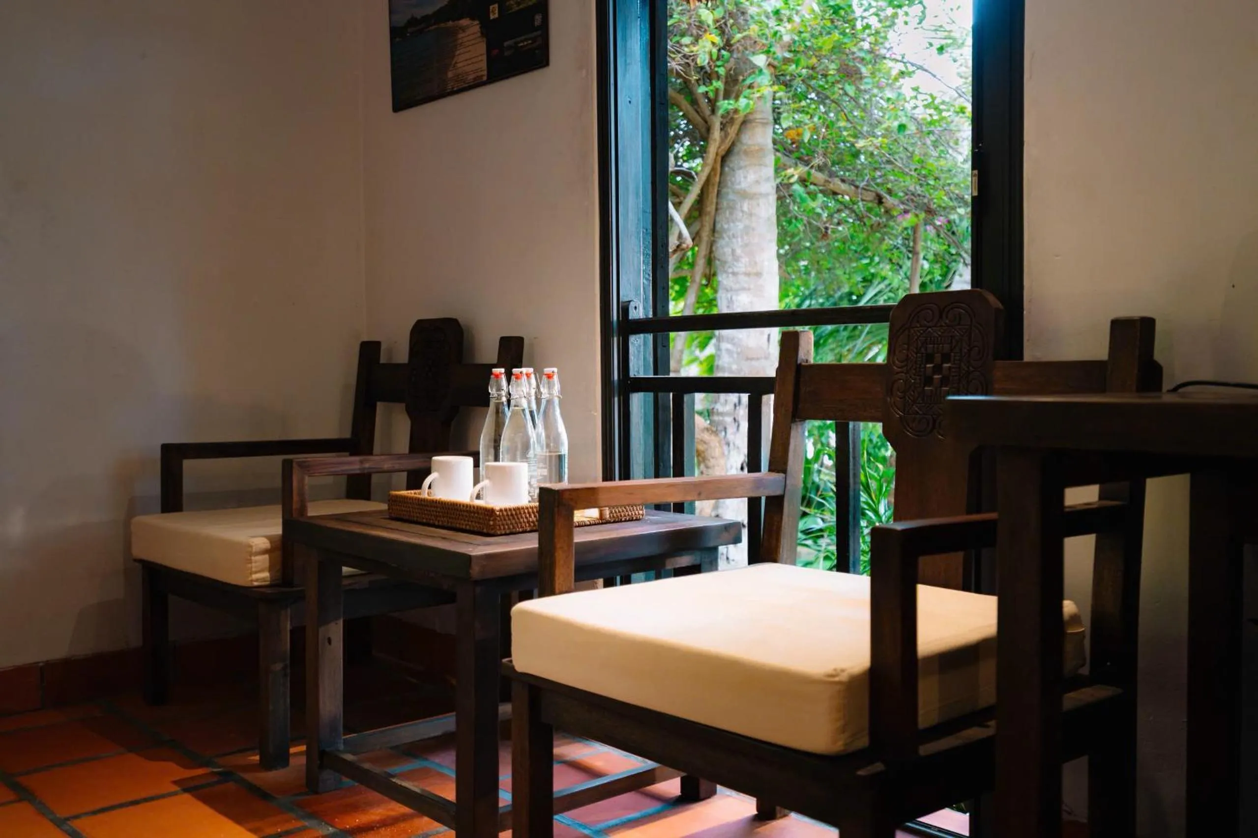 Seating area in Whale Island Resort