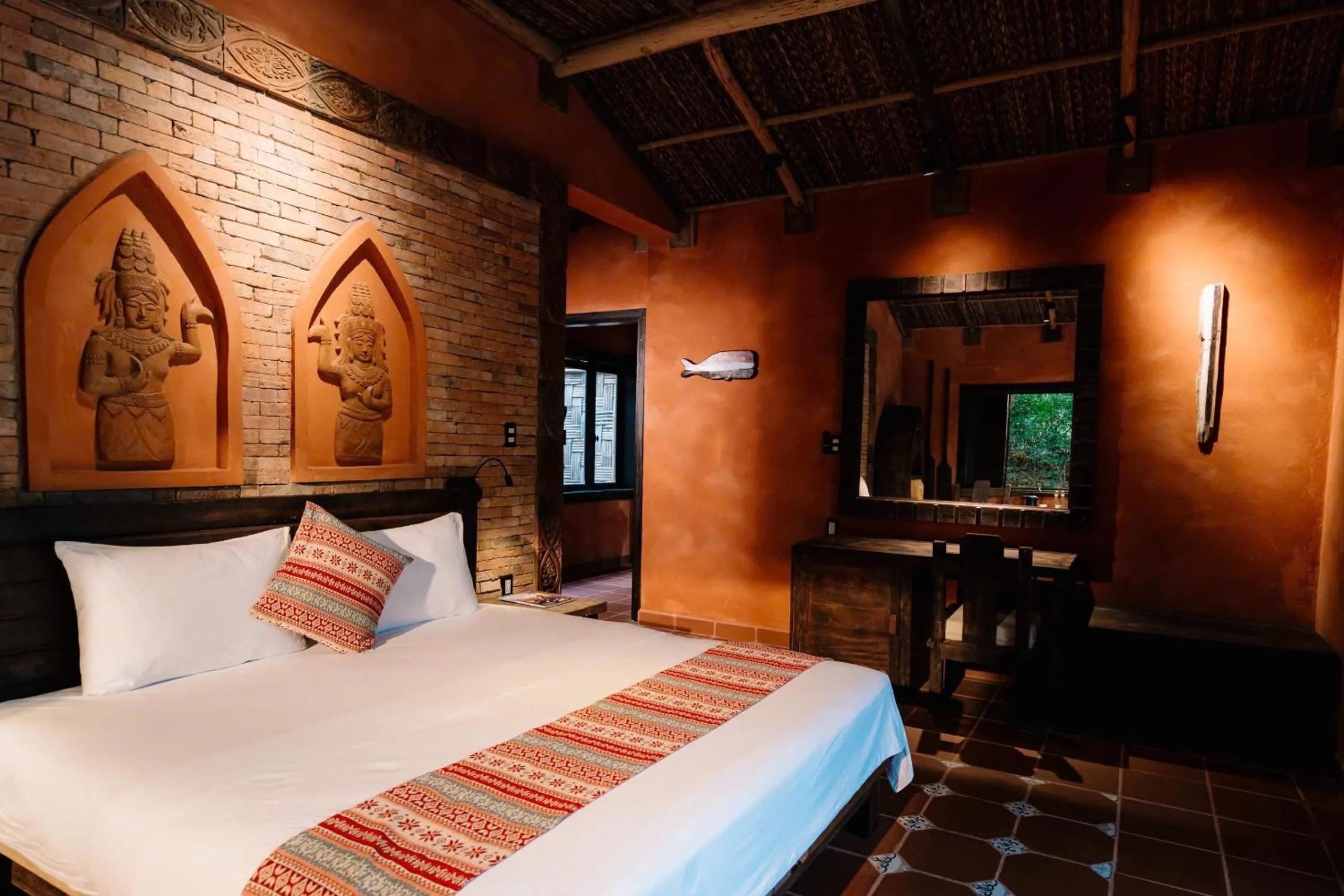 Bed in Whale Island Resort