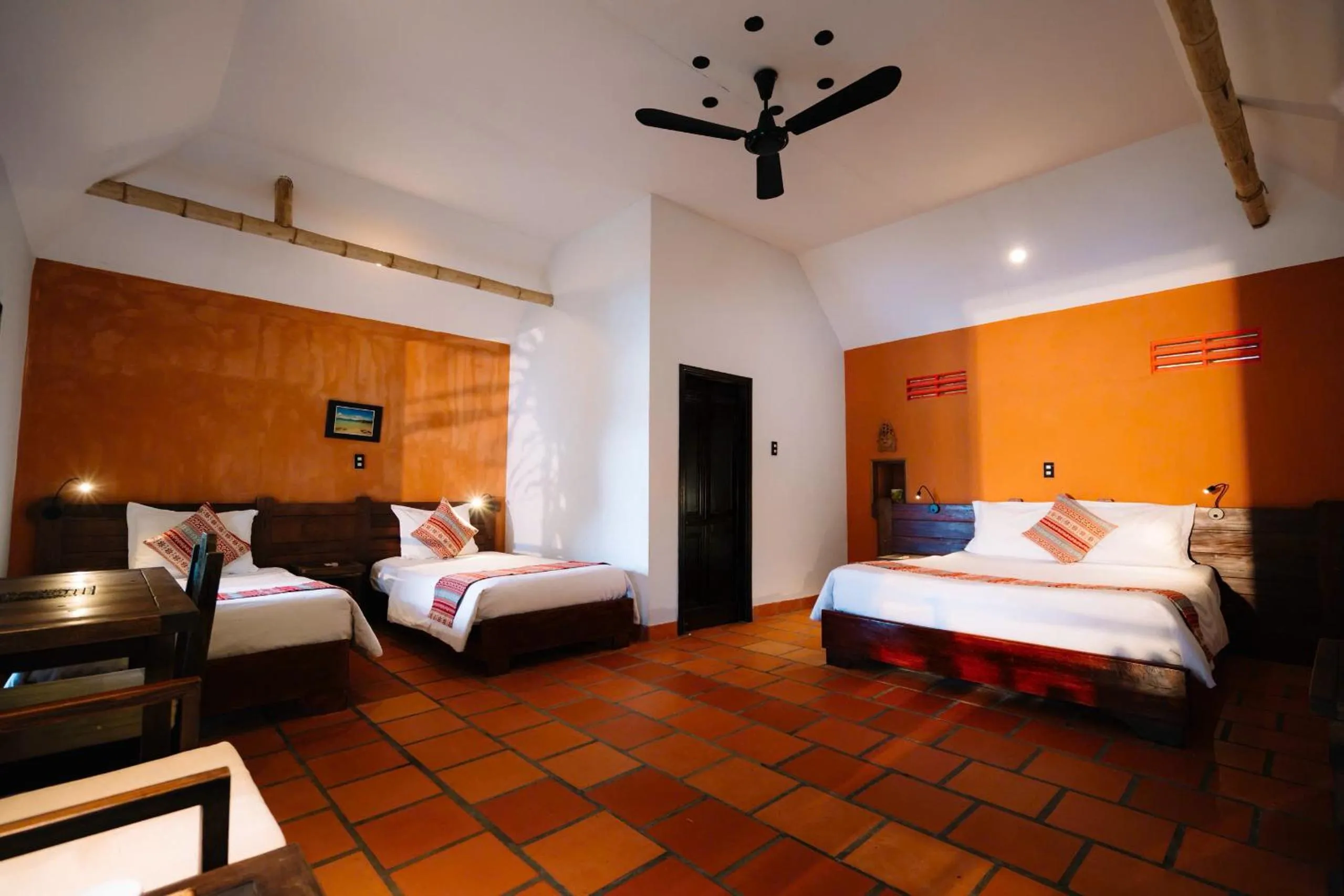 Bed in Whale Island Resort