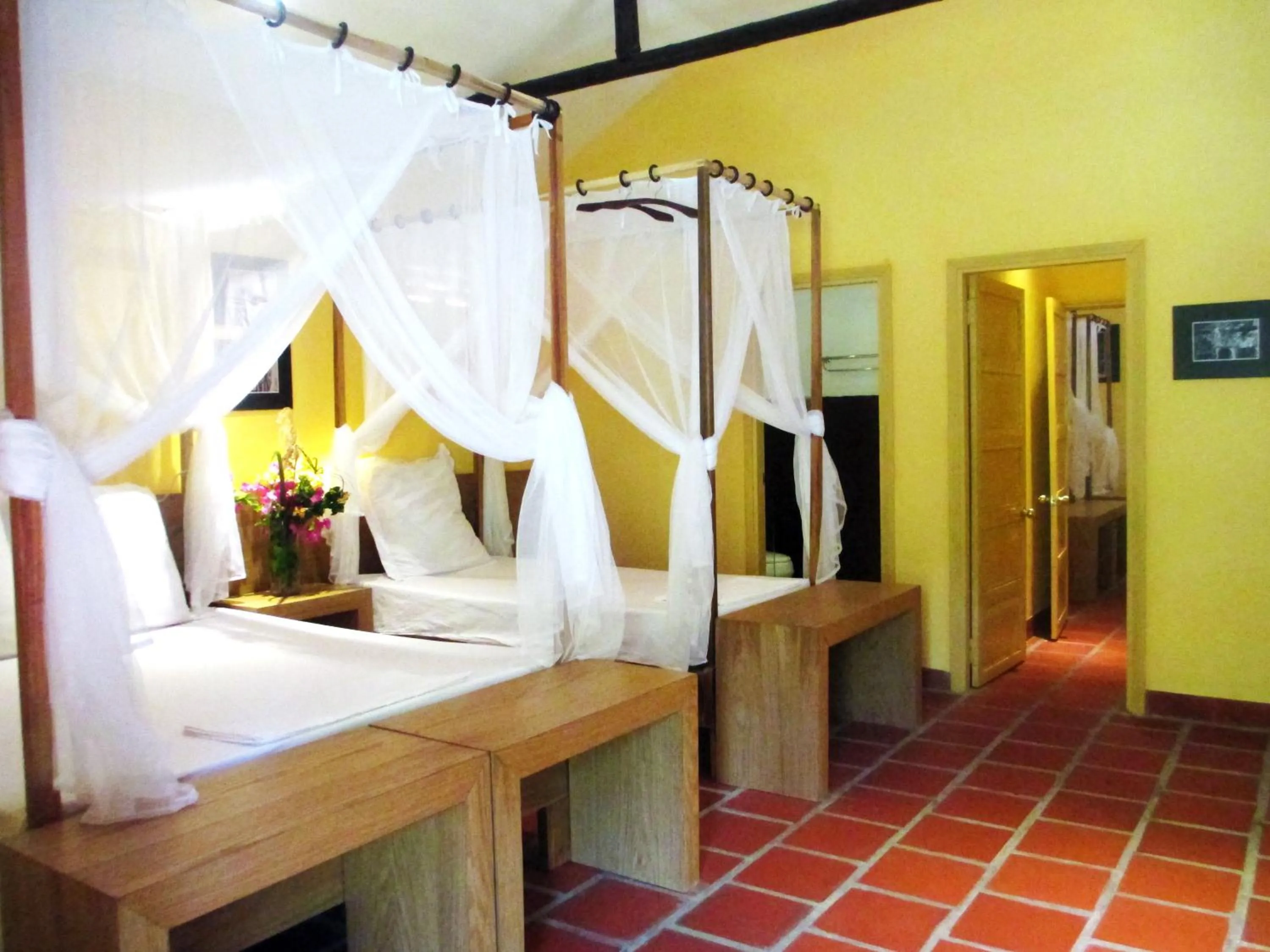 Bed in Whale Island Resort